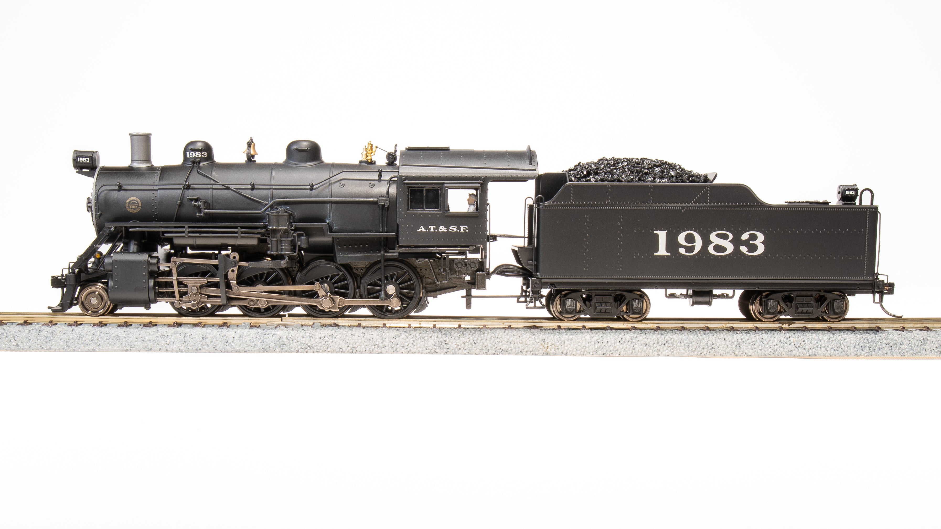 7320 2-8-0 Consolidation, ATSF 1978, Paragon4 Sound/DC/DCC, Smoke, HO