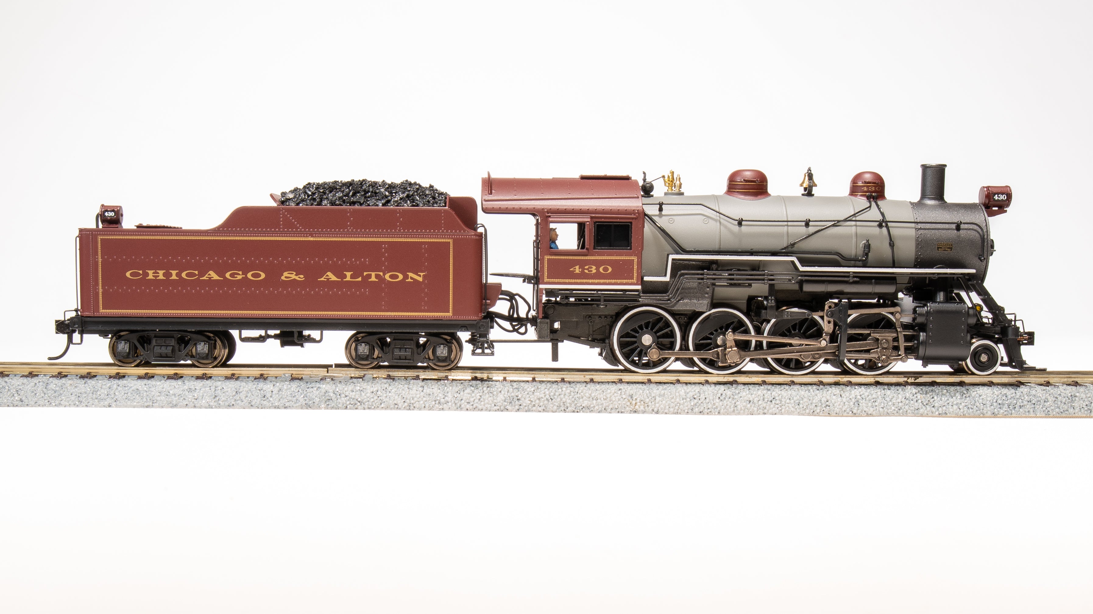 7327 2-8-0 Consolidation, C&A 430, Paragon4 Sound/DC/DCC, Smoke, HO