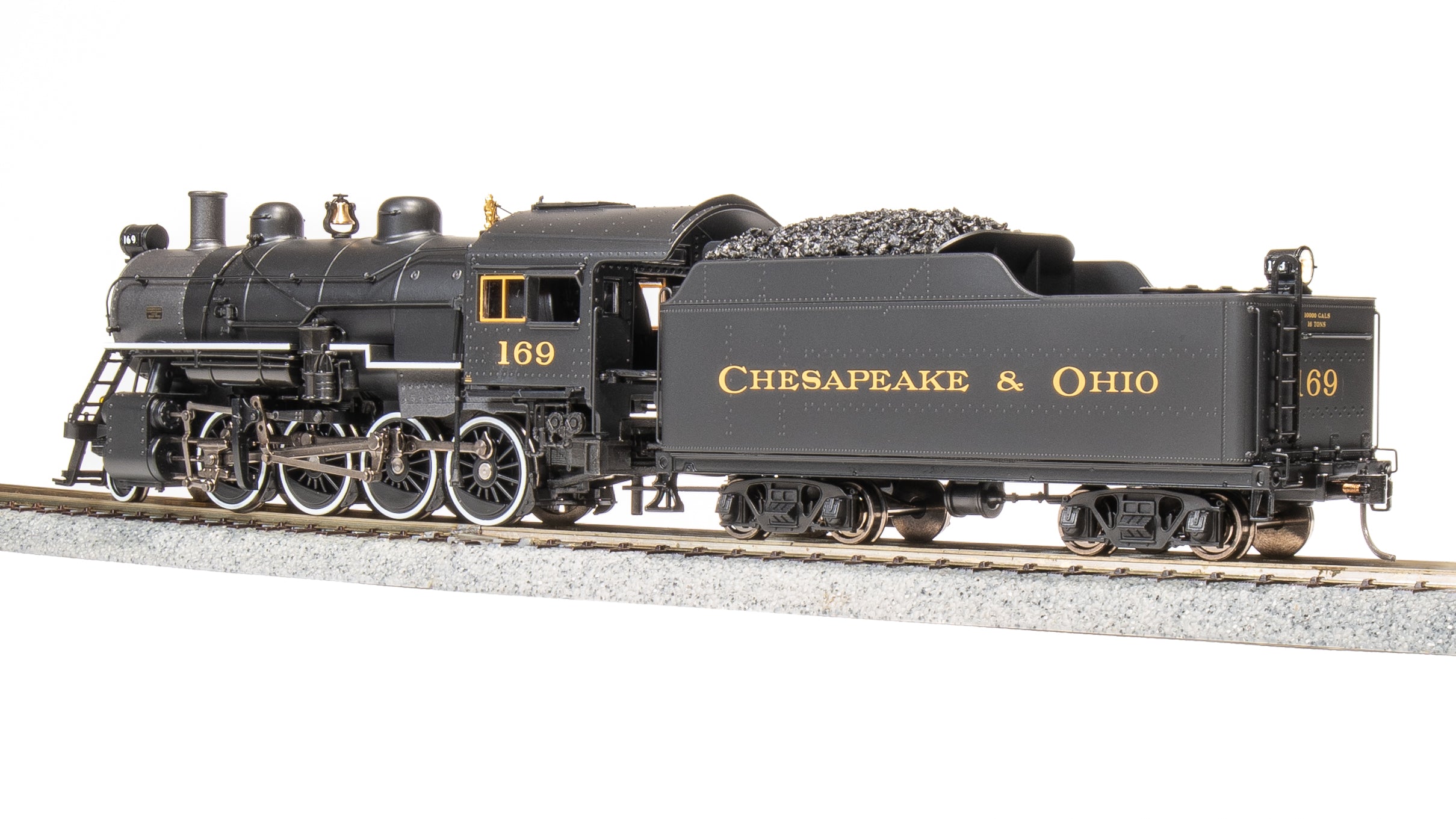 7328 2-8-0 Consolidation, C&O 162, Paragon4 Sound/DC/DCC, Smoke, HO