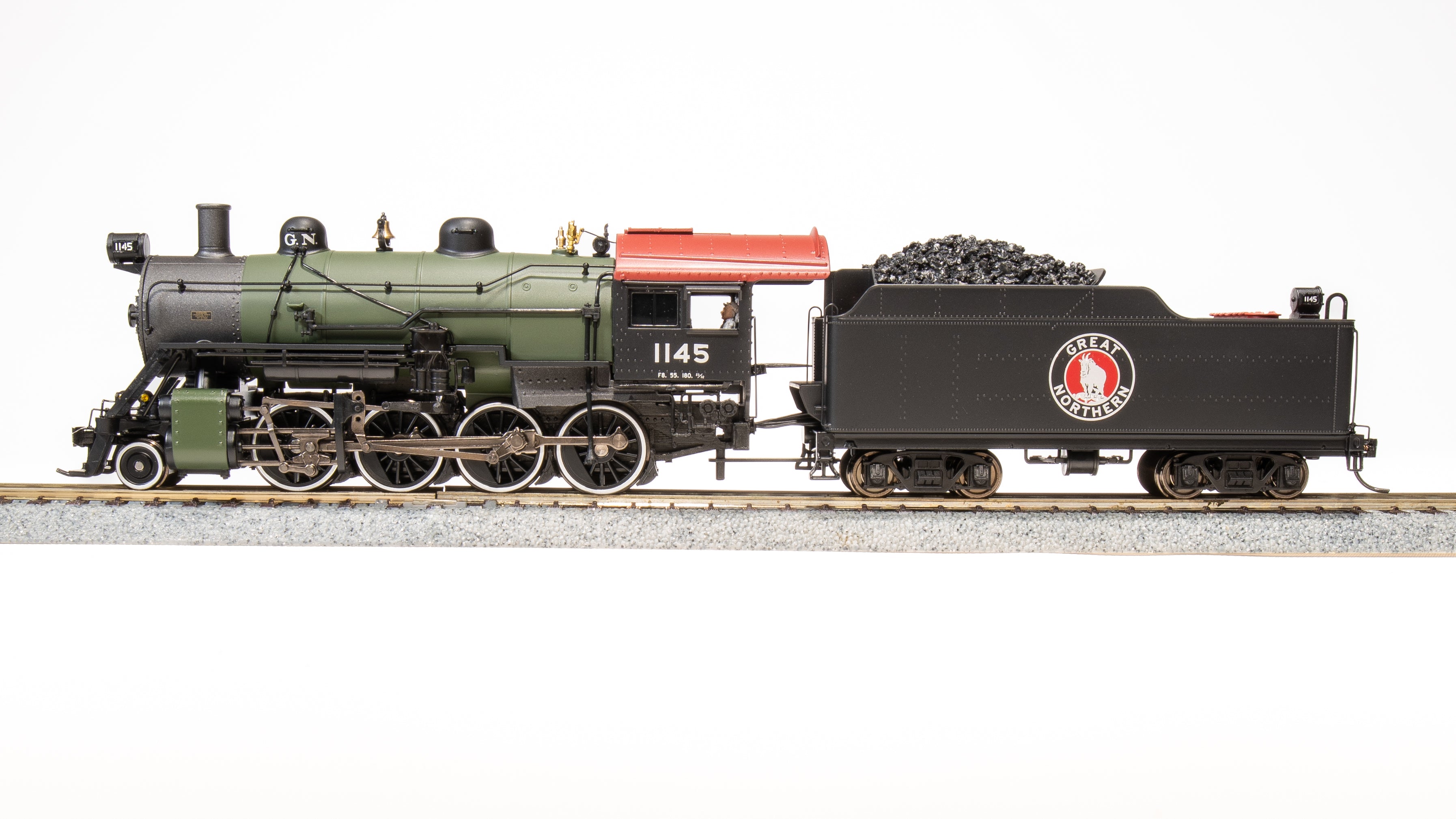 7331 2-8-0 Consolidation, GN 1143, Paragon4 Sound/DC/DCC, Smoke, HO