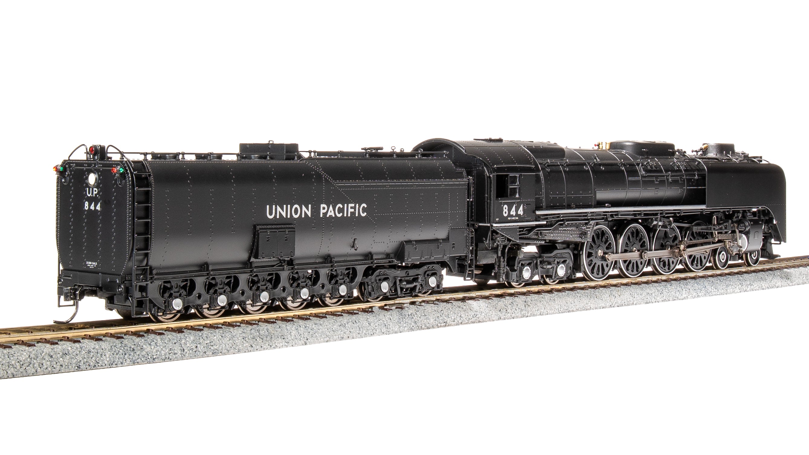 7360 Union Pacific 4-8-4, Class FEF-3, #844, Black & Graphite, 1989 - 2013 Excursion w/ Mars Light, Paragon4 Sound/DC/DCC, Smoke, HO Default Title