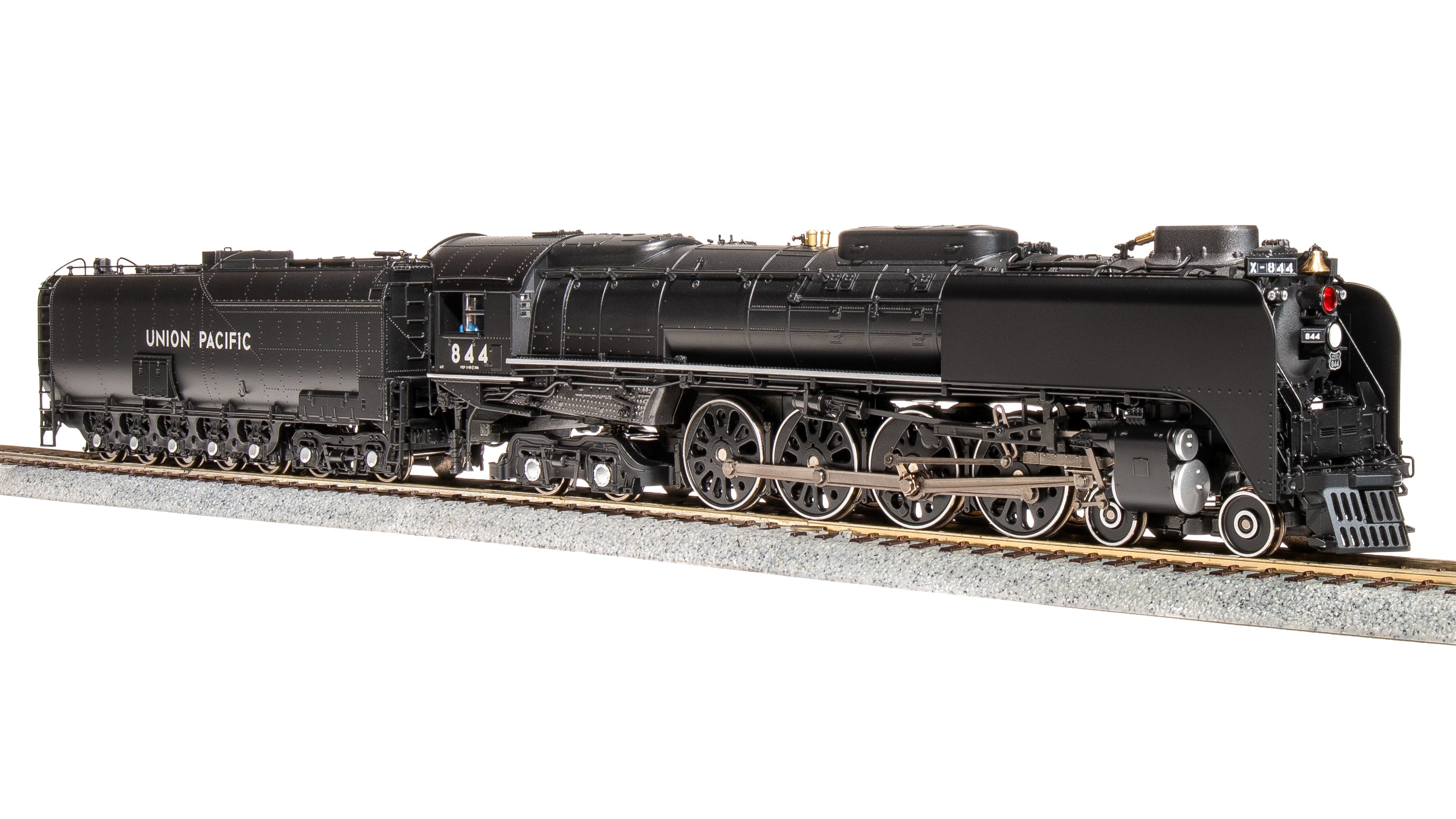 7360 Union Pacific 4-8-4, Class FEF-3, #844, Black & Graphite, 1989 - 2013  Excursion w/ Mars Light, Paragon4 Sound/DC/DCC, Smoke, HO