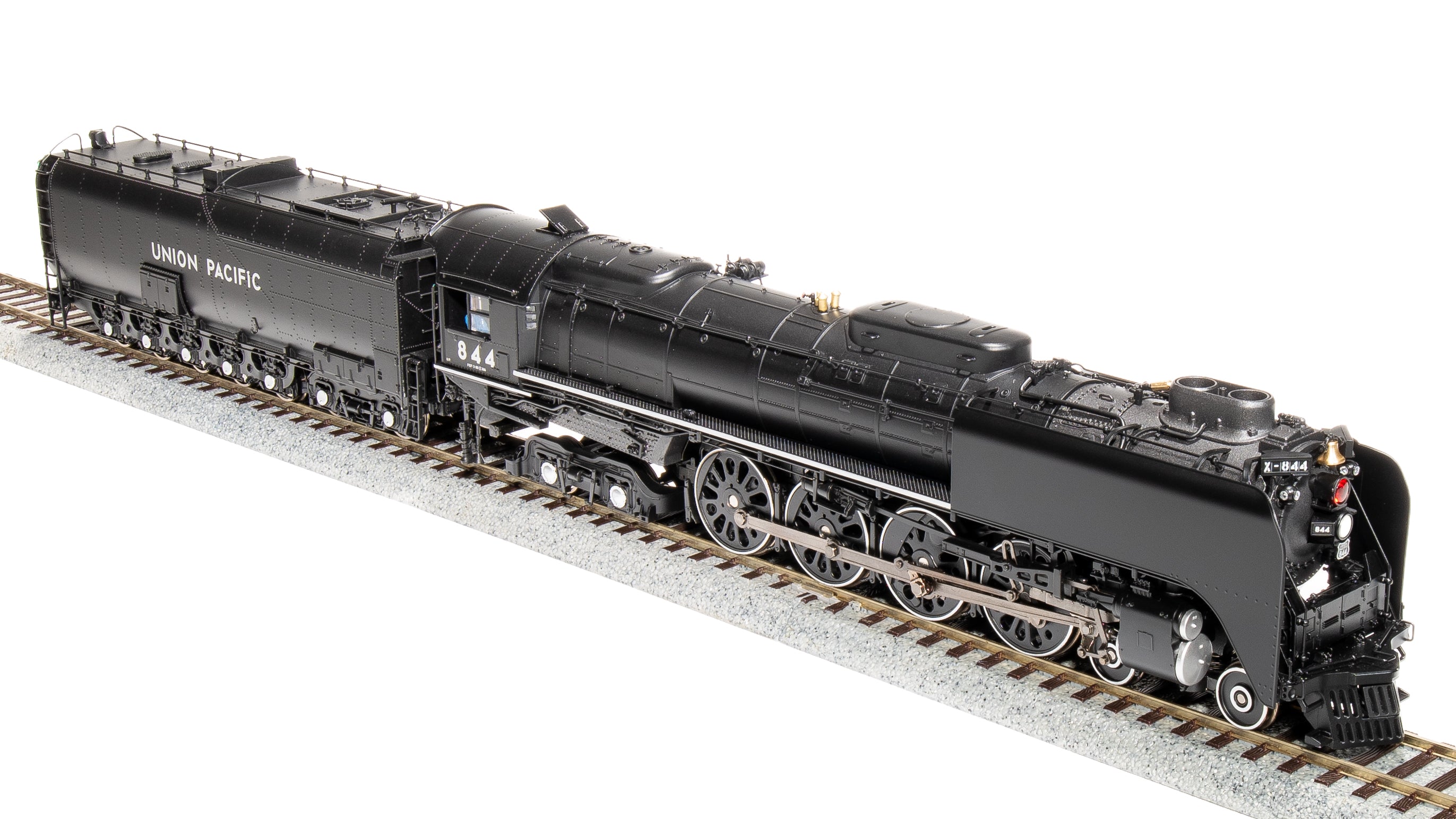 7360 Union Pacific 4-8-4, Class FEF-3, #844, Black & Graphite, 1989 - 2013  Excursion w/ Mars Light, Paragon4 Sound/DC/DCC, Smoke, HO