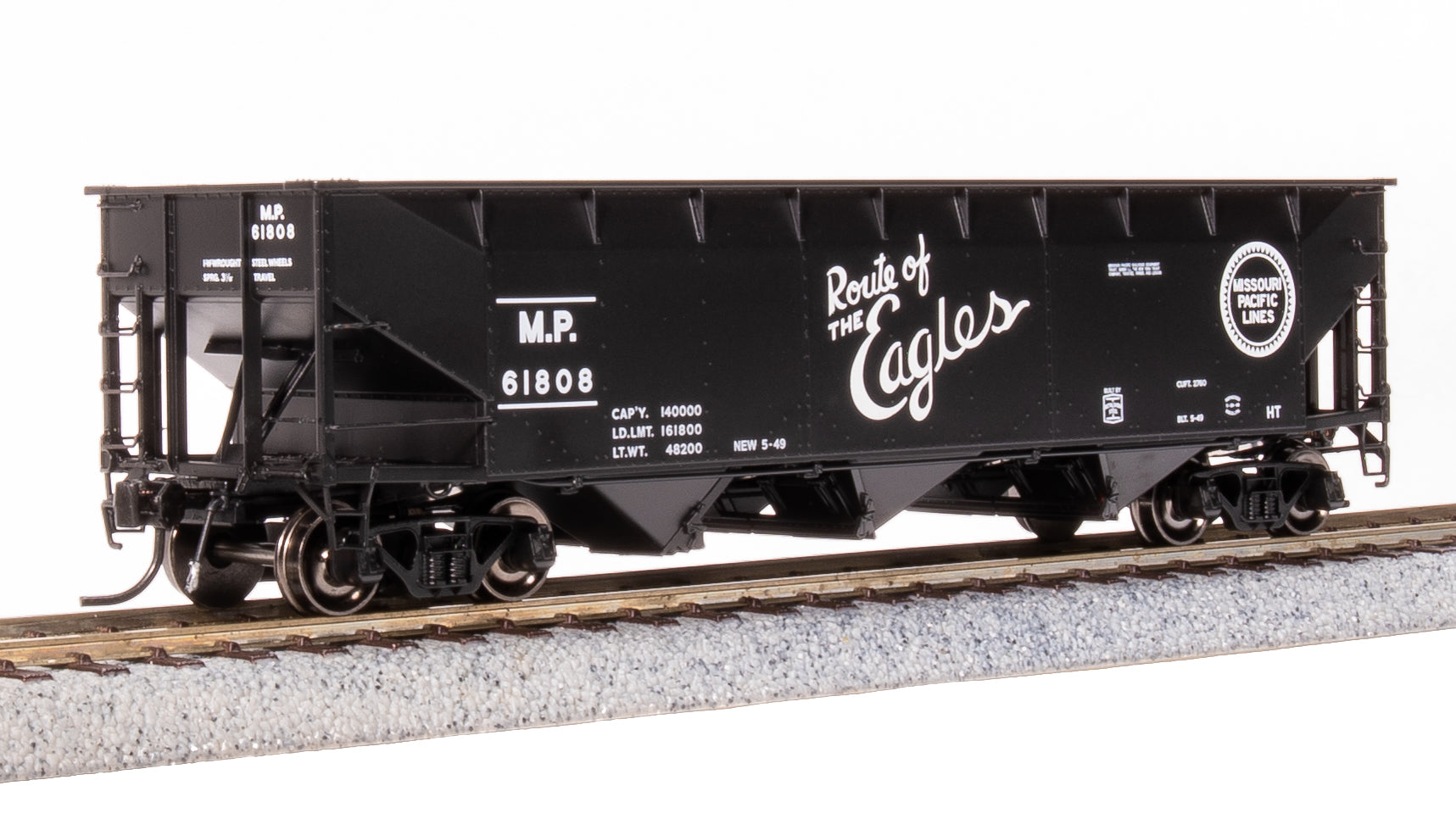 7382 AAR 70-ton Triple Hopper, MP, #61808, HO