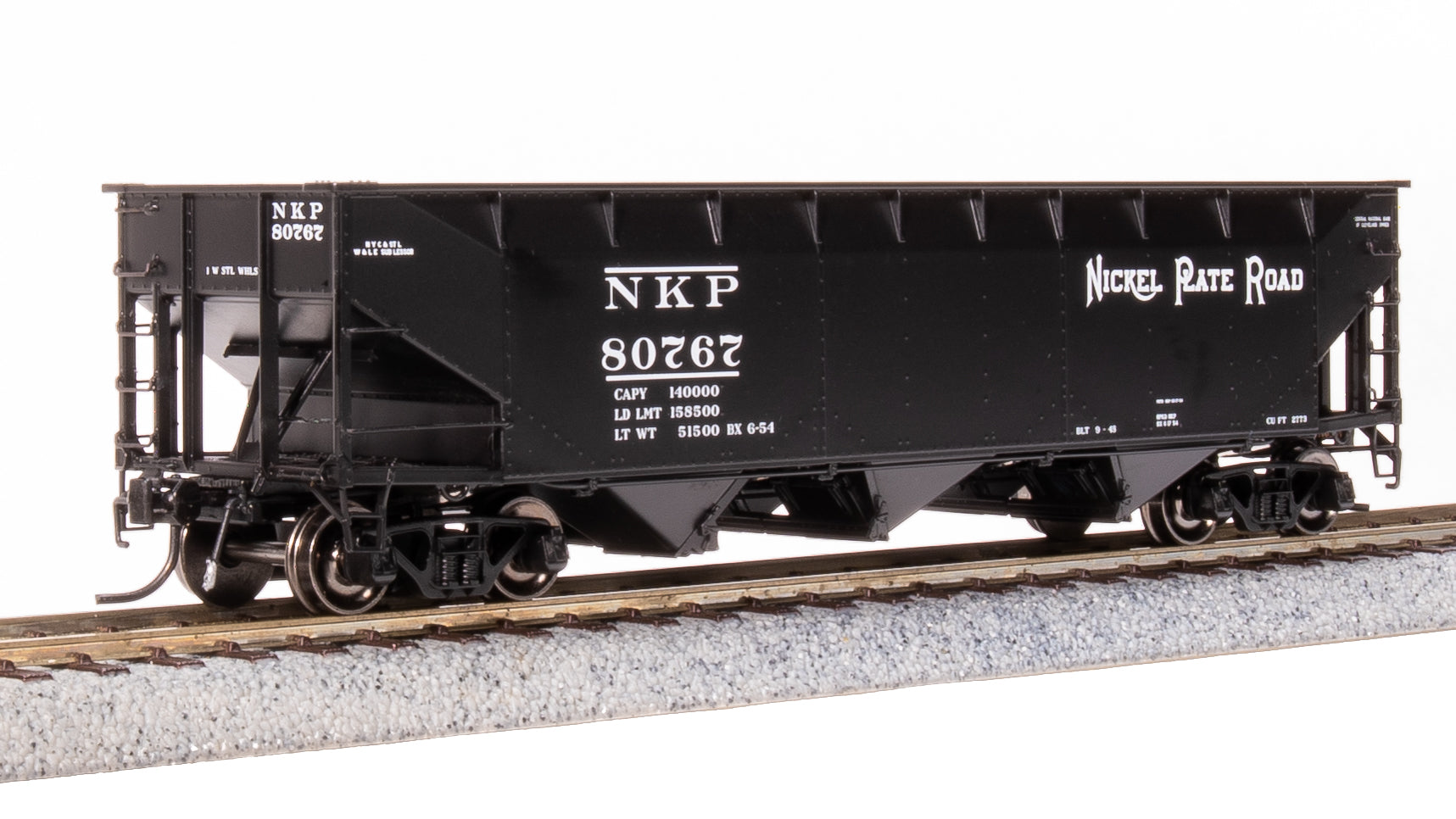 7383 AAR 70-ton Triple Hopper, NKP, #80767, HO