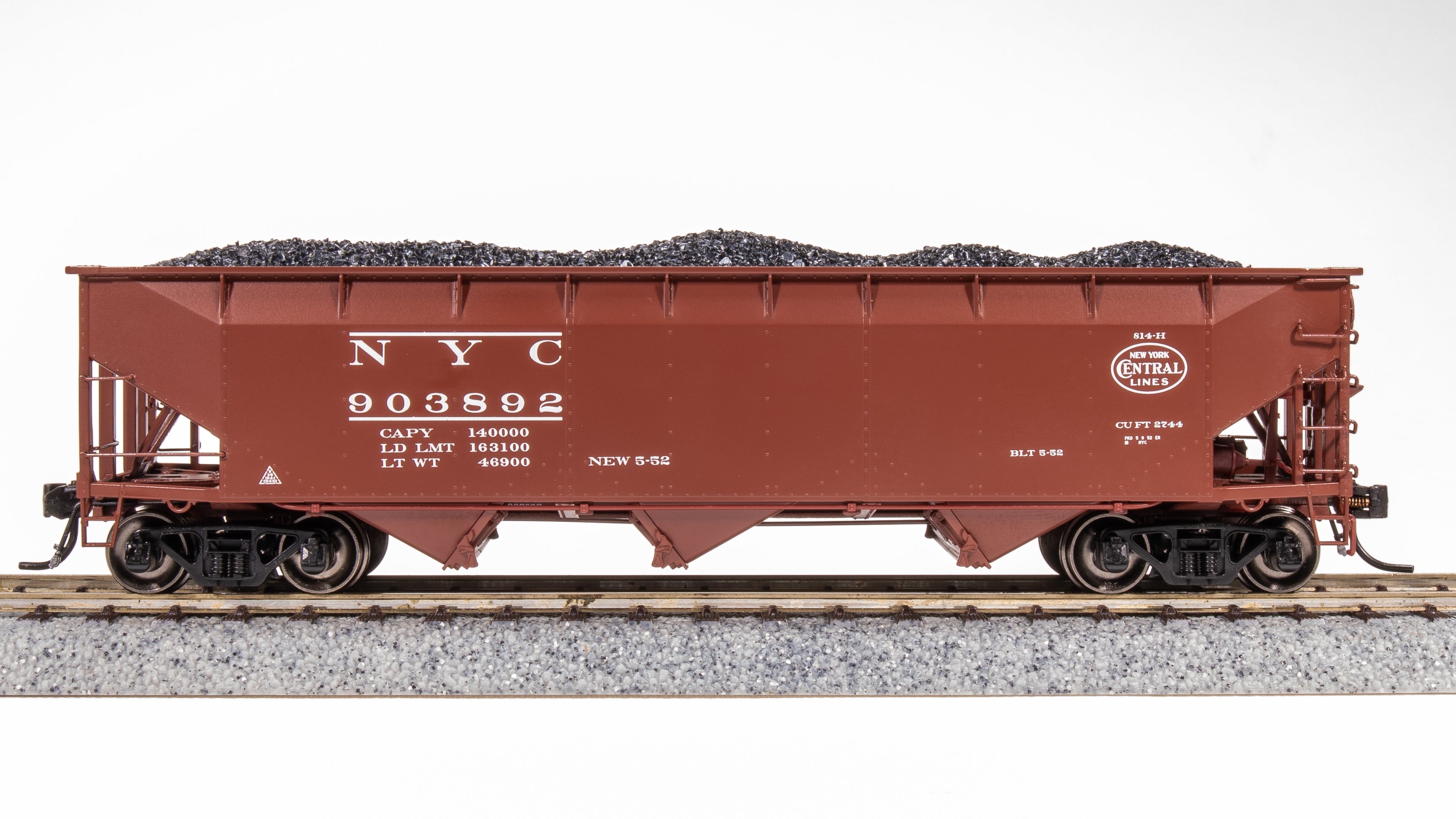 7384 AAR 70-ton Triple Hopper, NYC, #903892, HO