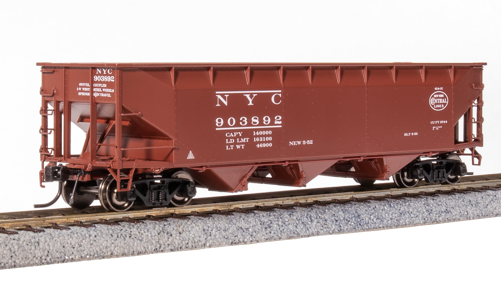7384 AAR 70-ton Triple Hopper, NYC, #903892, HO Default Title