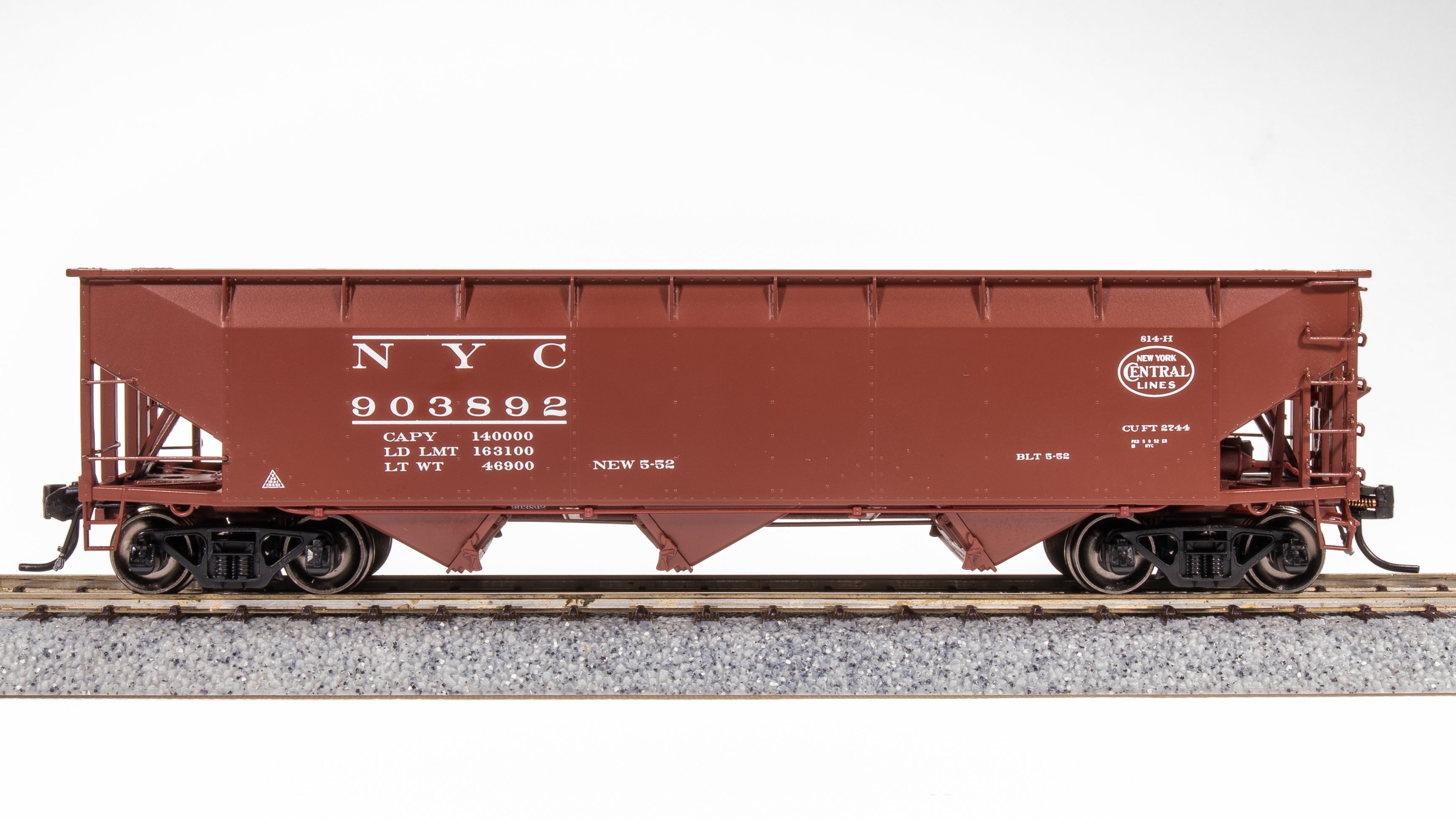 7384 AAR 70-ton Triple Hopper, NYC, #903892, HO