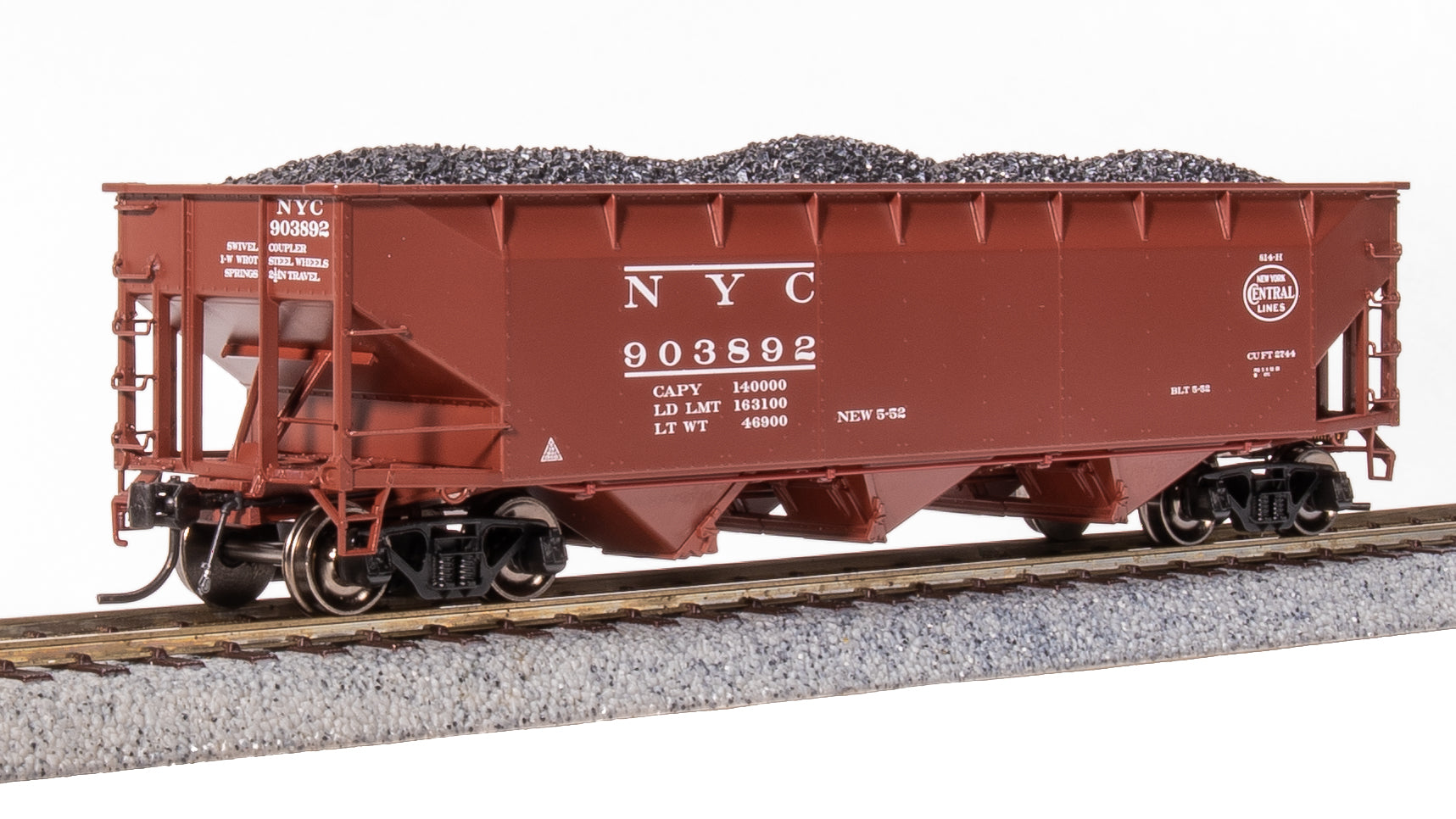7384 AAR 70-ton Triple Hopper, NYC, #903892, HO Default Title