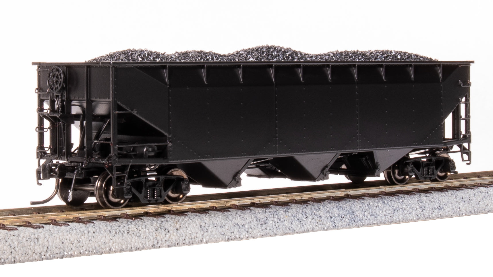 7387 AAR 70-ton Triple Hopper, Unlettered, Black, HO Default Title