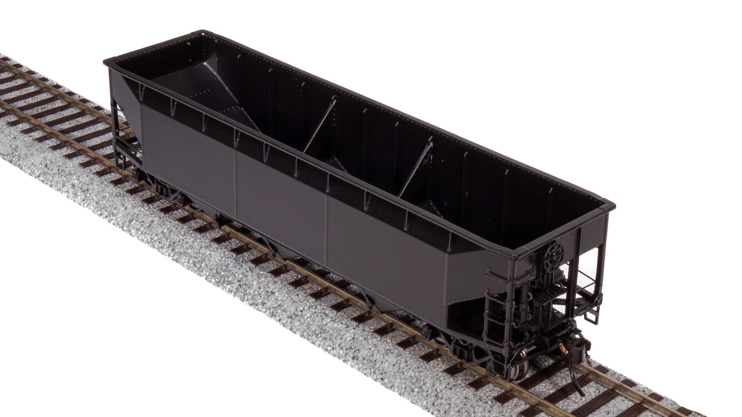 7387 AAR 70-ton Triple Hopper, Unlettered, Black, HO Default Title