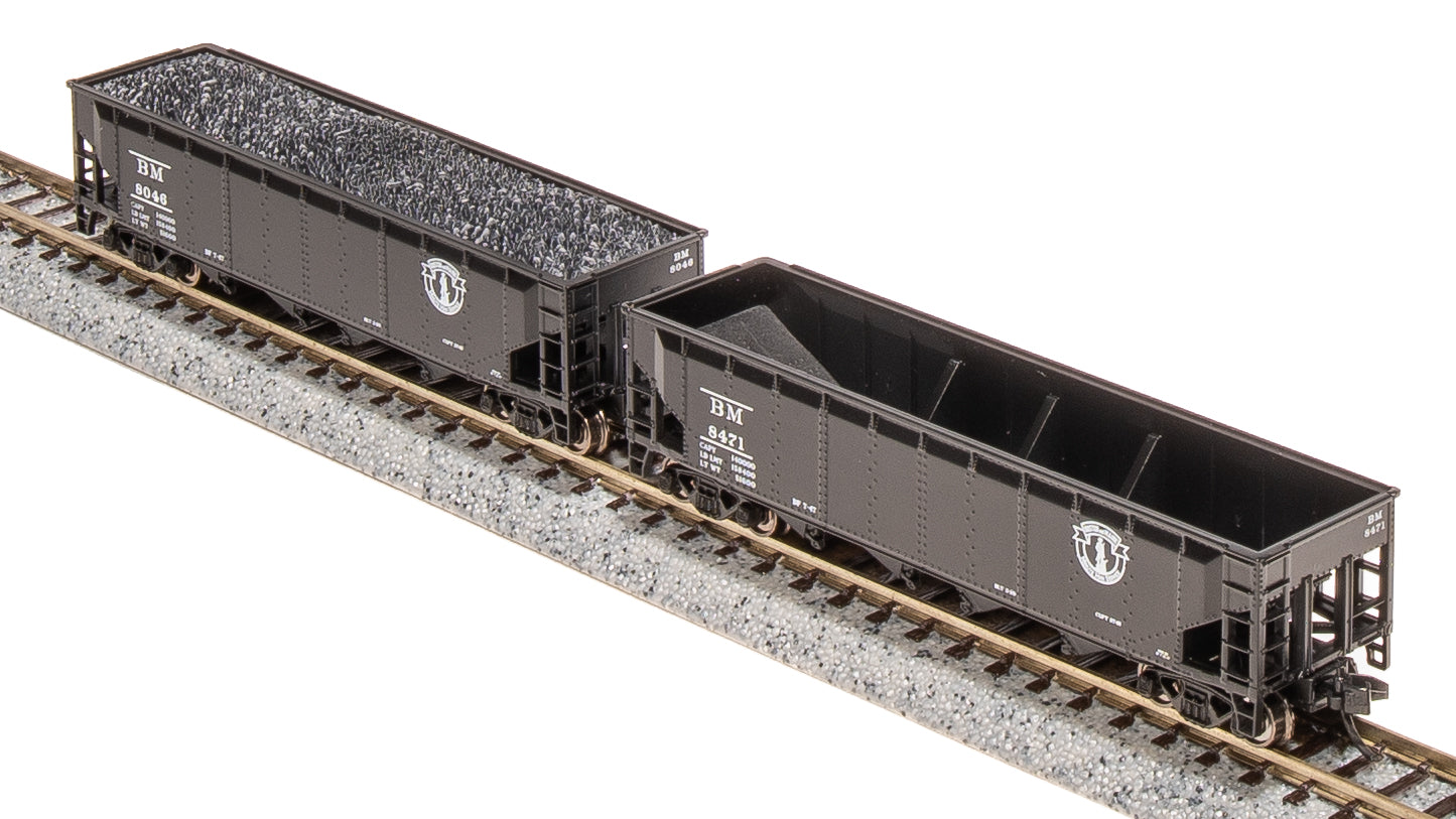 7424 ARA 70-Ton Quad Hopper, B&M, post-1947 Minute Man, 4-pack A, N Default Title