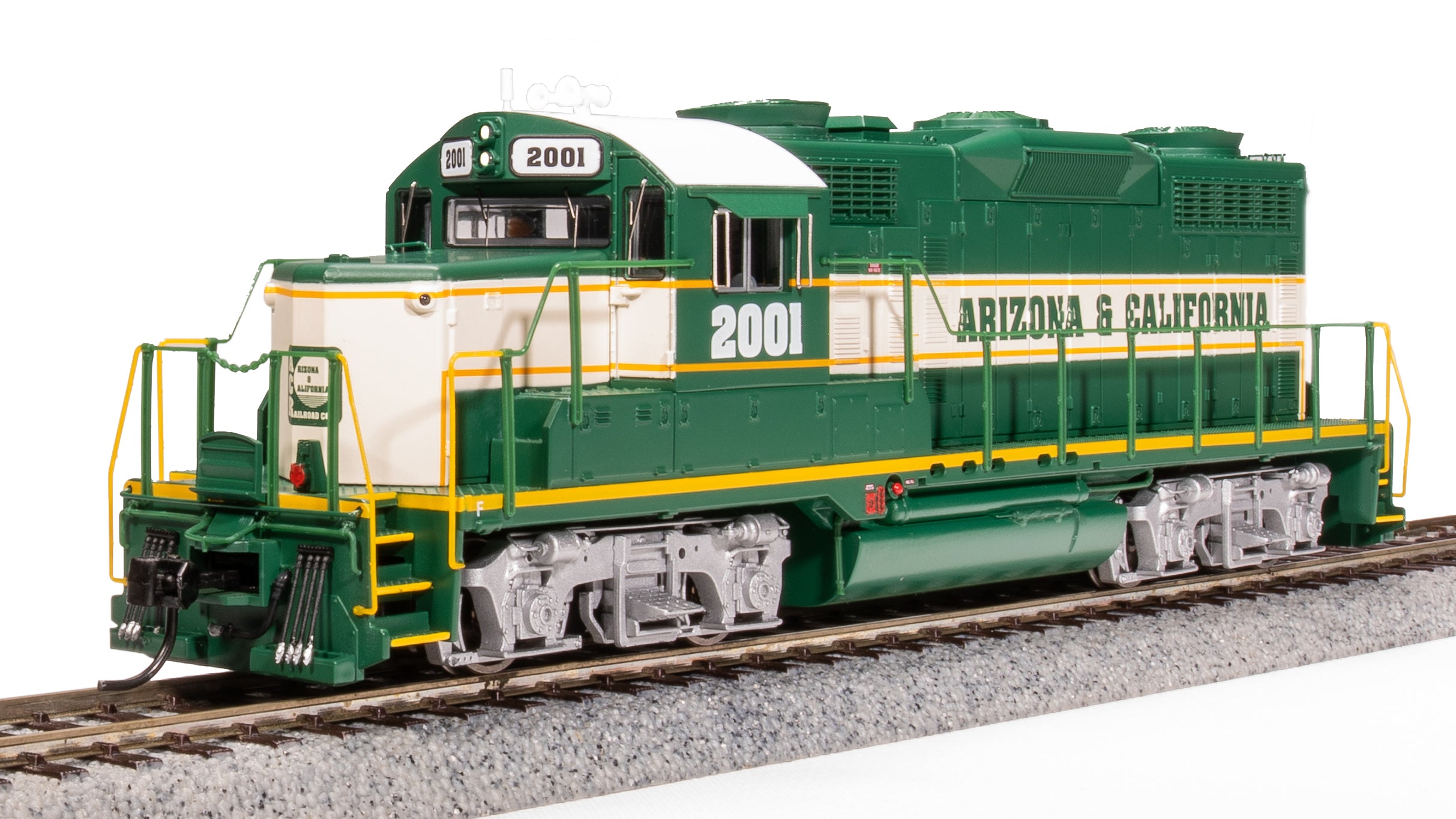 7450 EMD GP20, ARZC 2001, Green/Cream/Yellow, Paragon4 Sound/DC/DCC, H