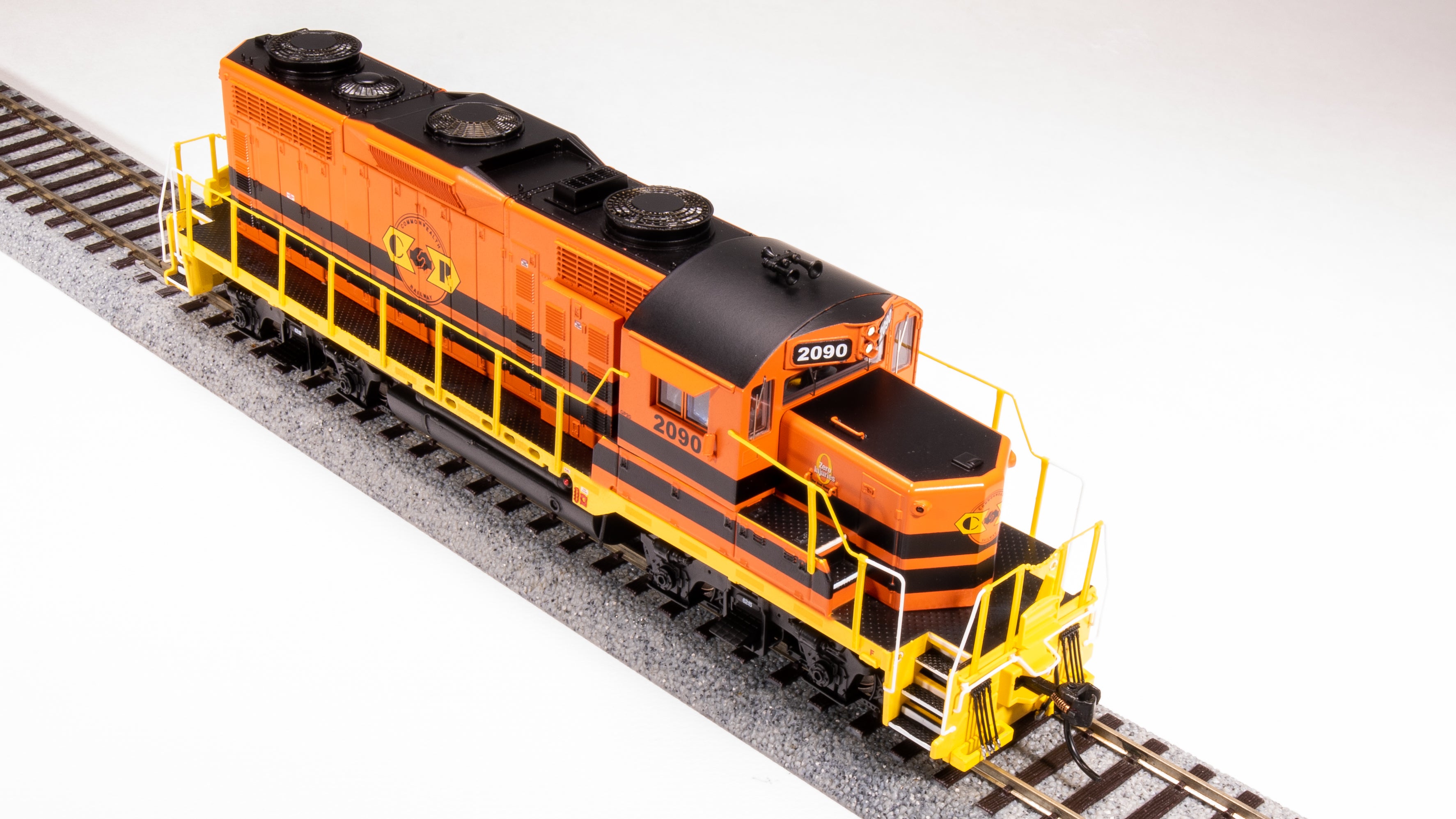 7456 EMD GP20, CWRY 2090, Orange/Black/Yellow, Paragon4 Sound/DC/DCC,