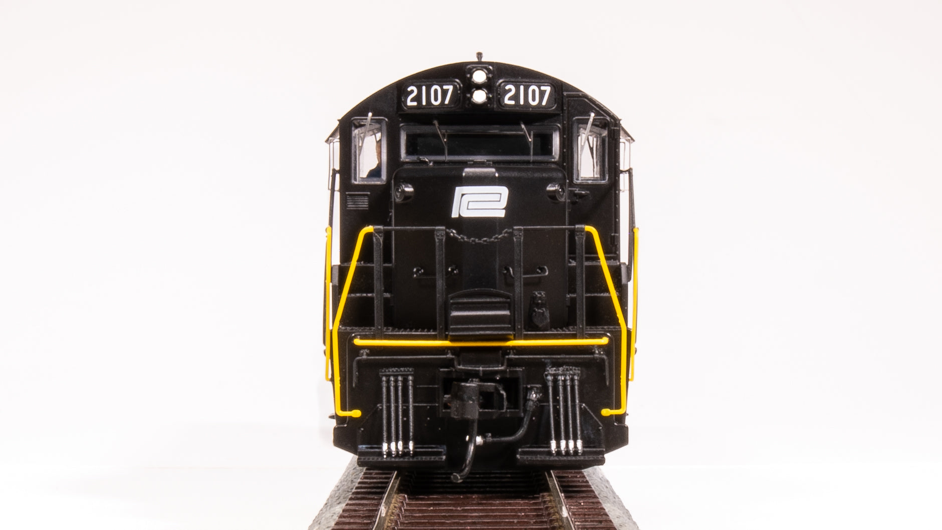 7458 EMD GP20, PC 2107, Black w/ White, Paragon4 Sound/DC/DCC, HO