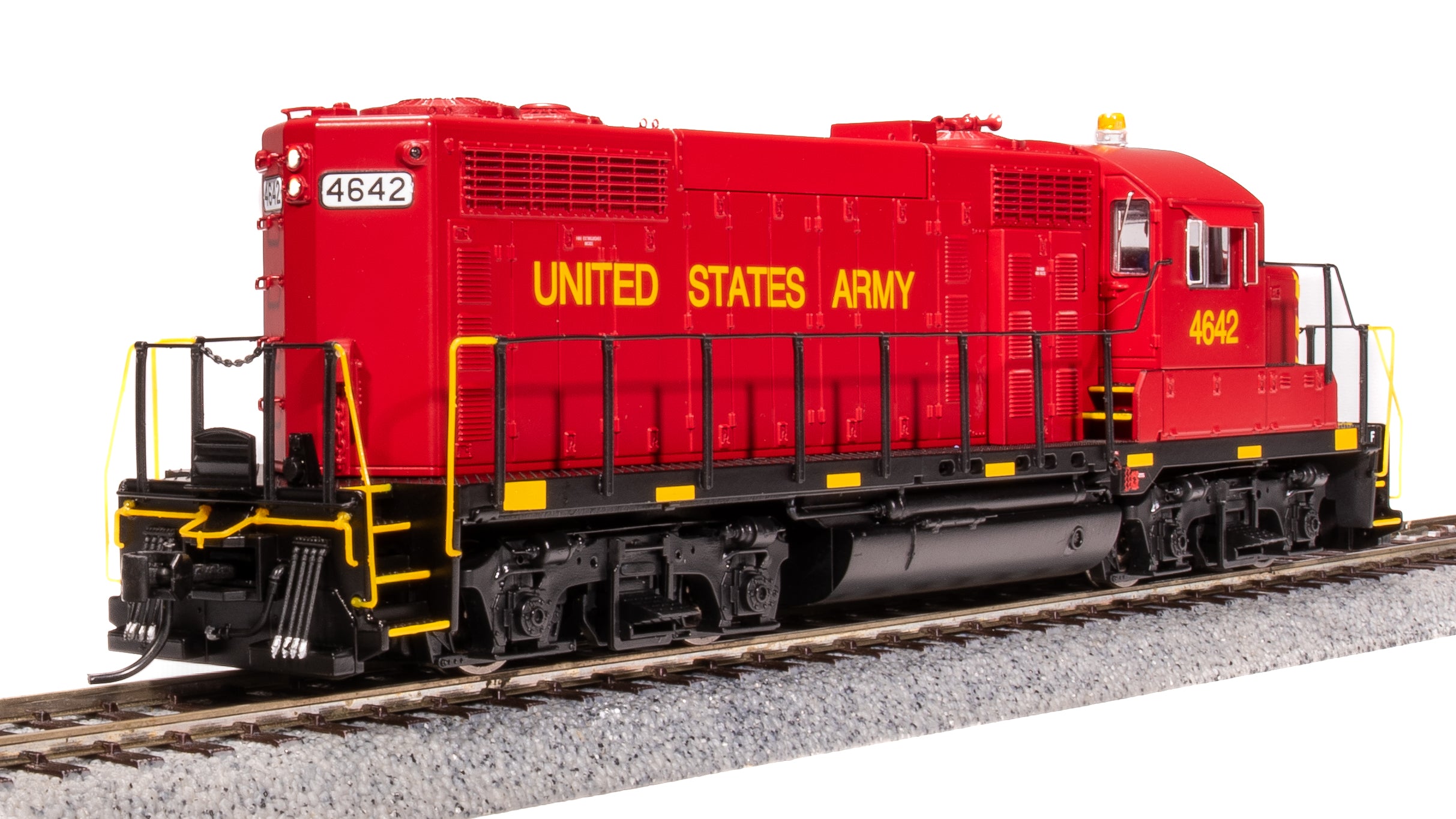 7468 EMD GP20, USAX 4642, Red w/ Yellow, Paragon4 Sound/DC/DCC, HO