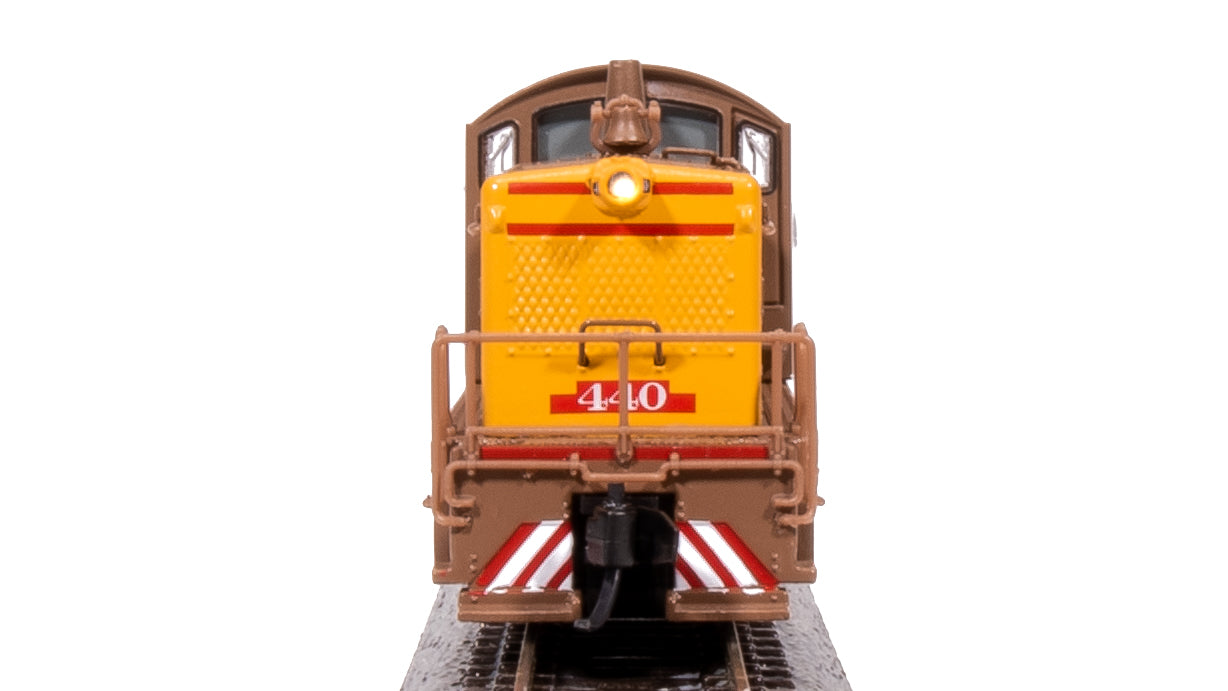 7492 EMD NW2, EJ&E 438, Brown & Yellow, Paragon4 Sound/DC/DCC, N