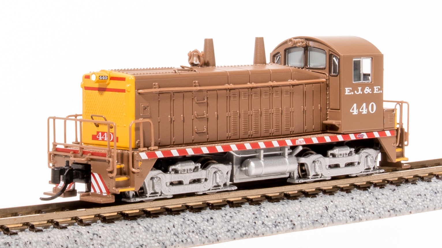 7492 EMD NW2, EJ&E 438, Brown & Yellow, Paragon4 Sound/DC/DCC, N