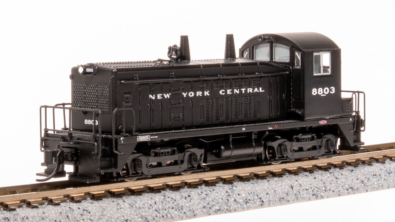 7497 EMD NW2, NYC 8809, Black w/ White, Paragon4 Sound/DC/DCC, N