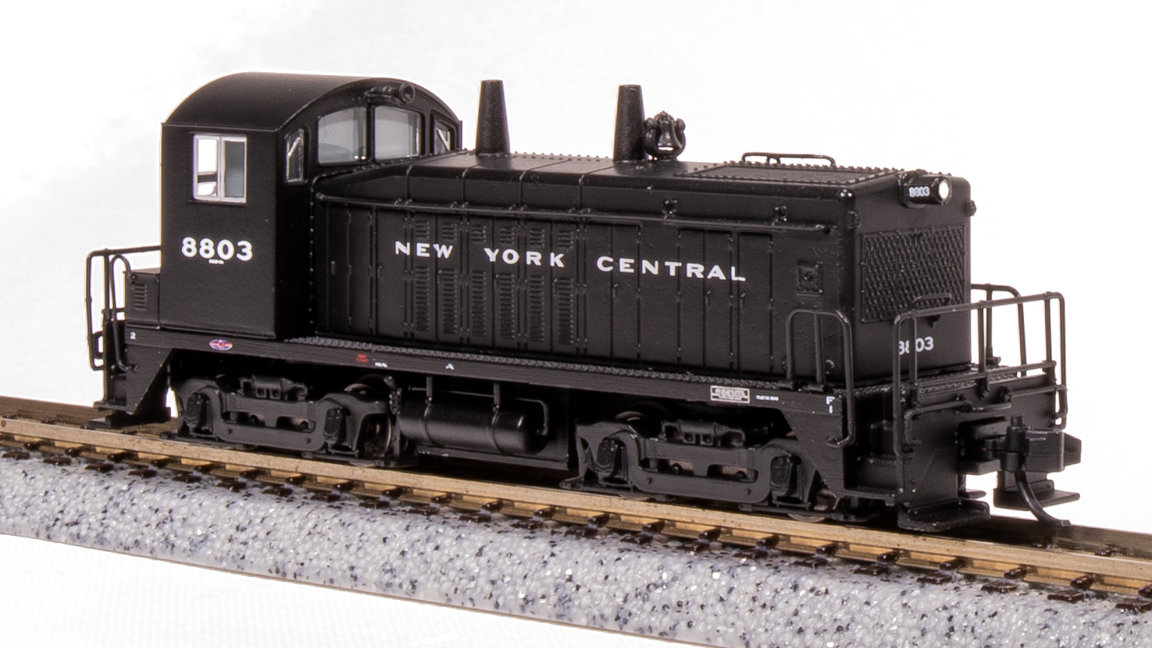 7497 EMD NW2, NYC 8809, Black w/ White, Paragon4 Sound/DC/DCC, N