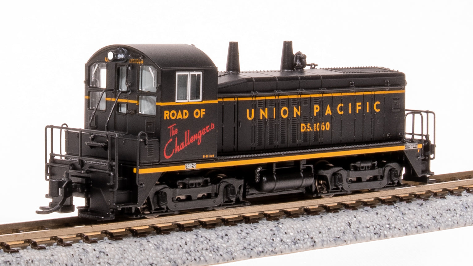 7500 EMD NW2, UP 1060, Black w/ Yellow, Paragon4 Sound/DC/DCC, N Default Title