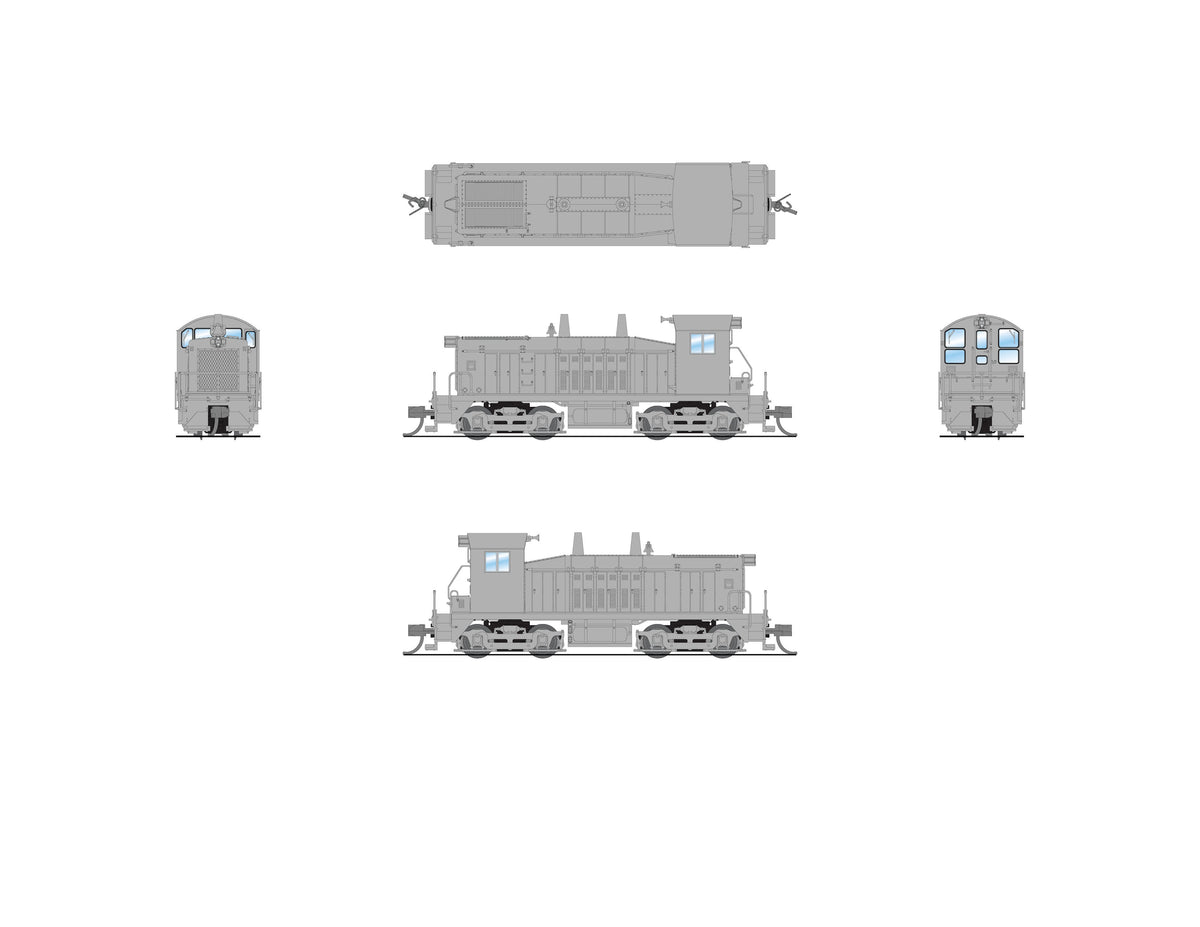 7528 EMD SW7, Unpainted, Paragon4 Sound/DC/DCC, N