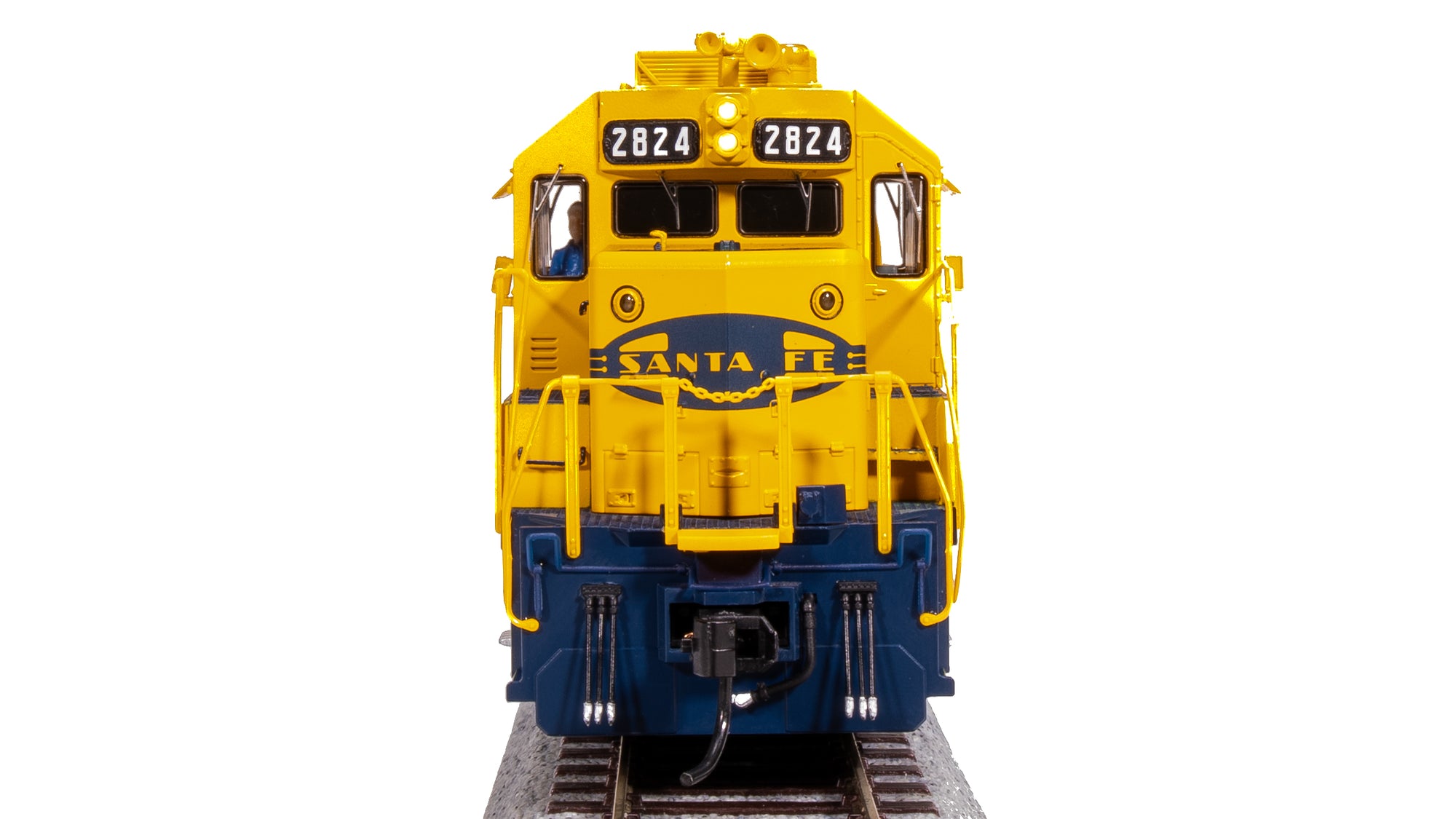 7530 EMD GP35, ATSF 2824, Blue Warbonnet, Paragon4 Sound/DC/DCC, HO (G