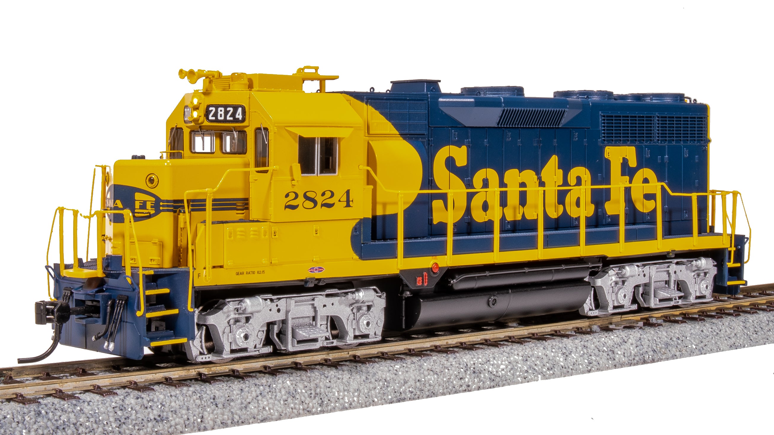 7530 EMD GP35, ATSF 2824, Blue Warbonnet, Paragon4 Sound/DC/DCC, HO (GP35u) Default Title