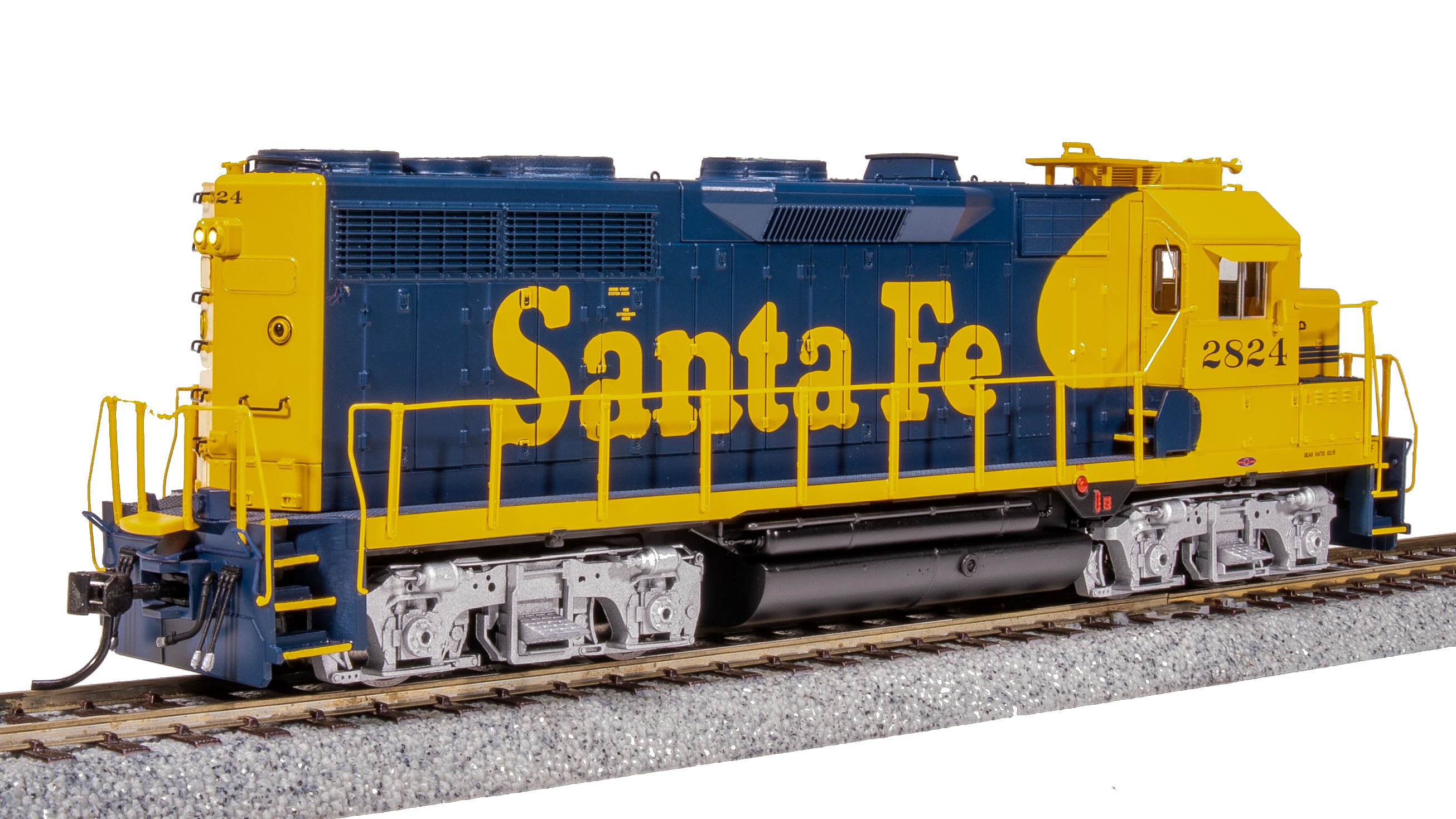 7530 EMD GP35, ATSF 2824, Blue Warbonnet, Paragon4 Sound/DC/DCC, HO (GP35u) Default Title