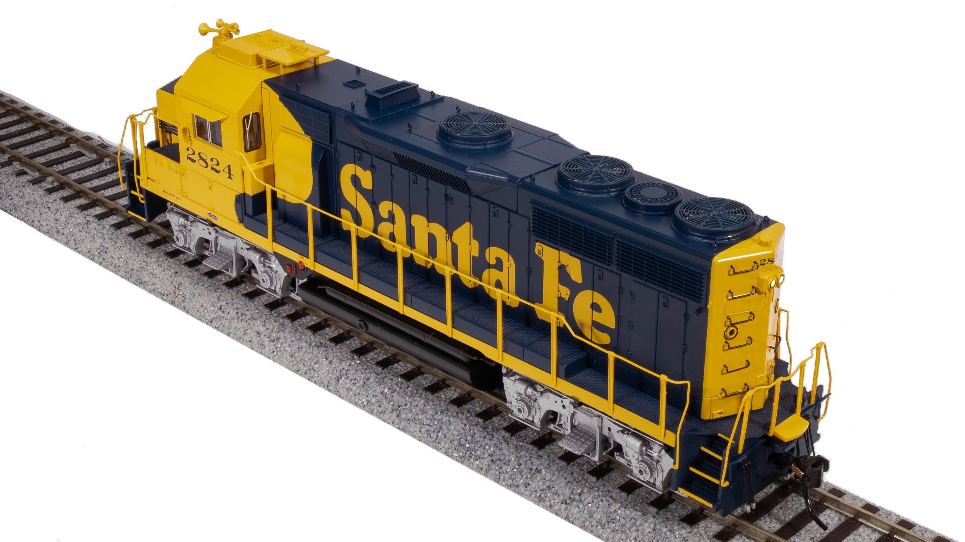 7530 EMD GP35, ATSF 2824, Blue Warbonnet, Paragon4 Sound/DC/DCC, HO (GP35u) Default Title