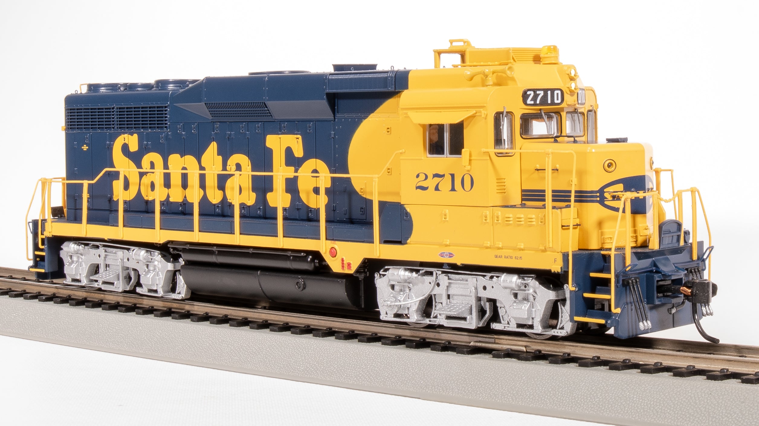 7560 EMD GP30, ATSF 2710, Blue Warbonnet, Paragon4 Sound/DC/DCC, HO (GP30u)