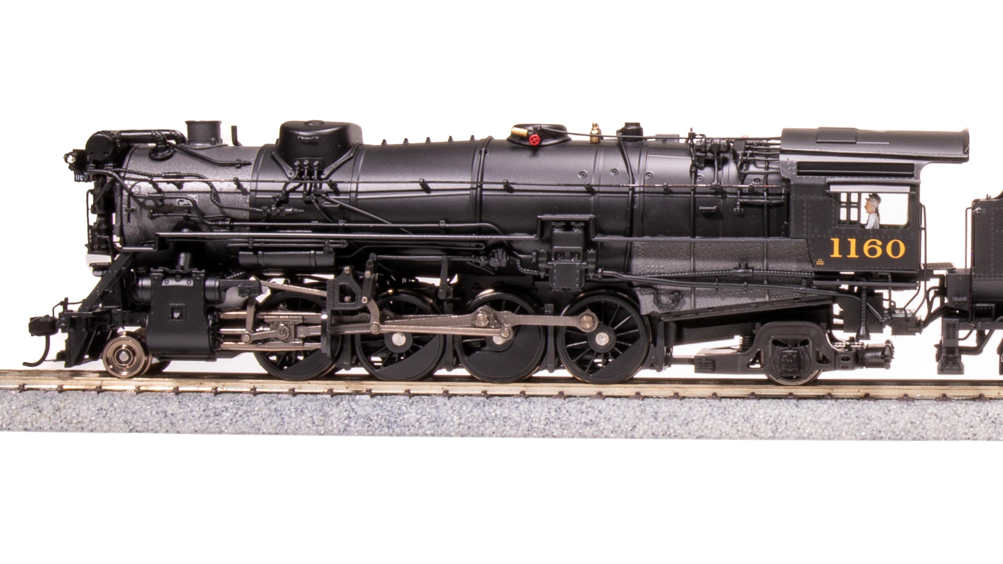 8184 Chesapeake & Ohio K-2 Mikado, #1177, 16-VC Tender, No-Sound /  DCC-Ready, HO