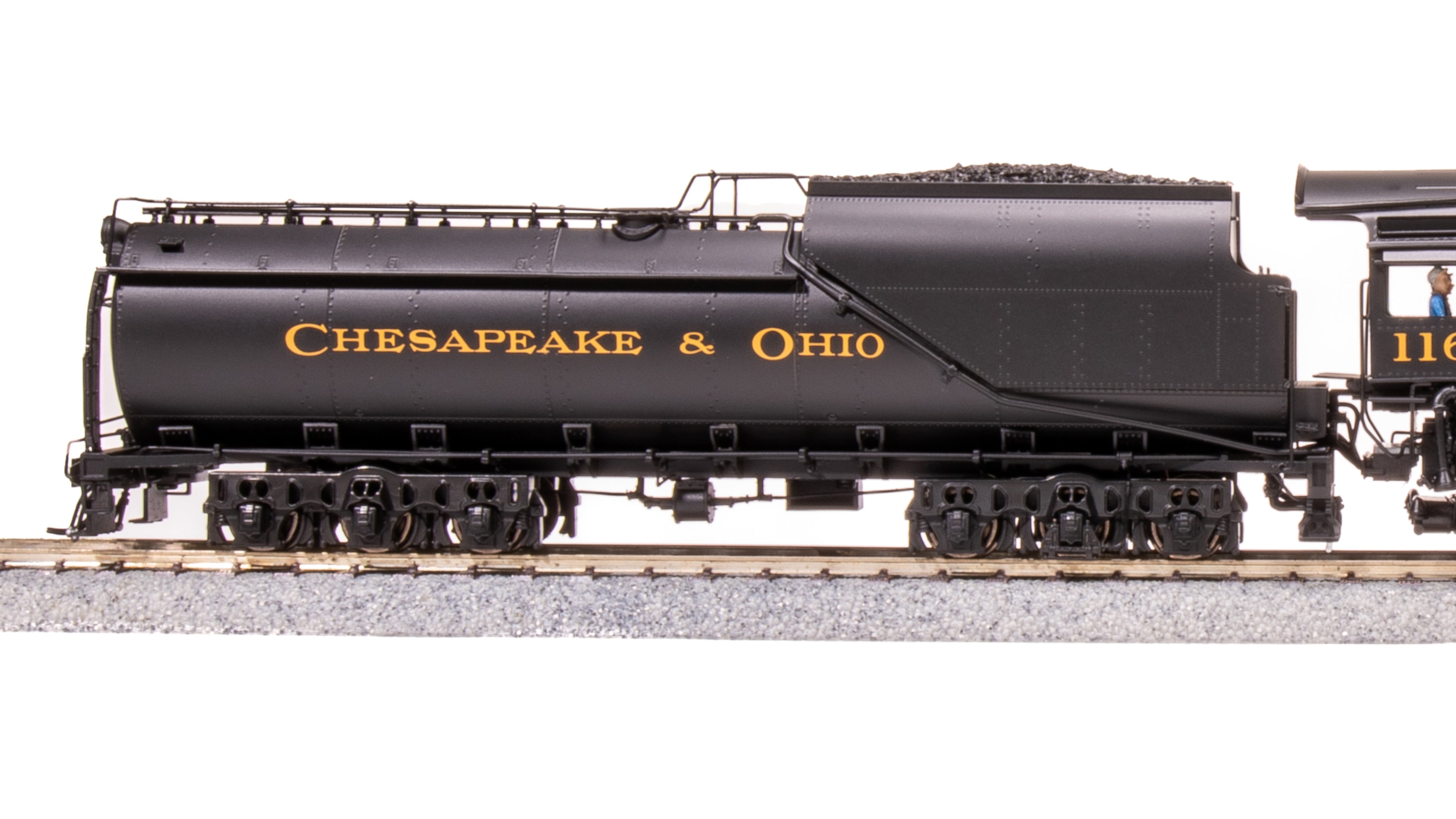 7592 Chesapeake & Ohio K-2 Mikado, #1177, 16-VC Tender, Paragon4 Sound/DC/DCC, Smoke, HO