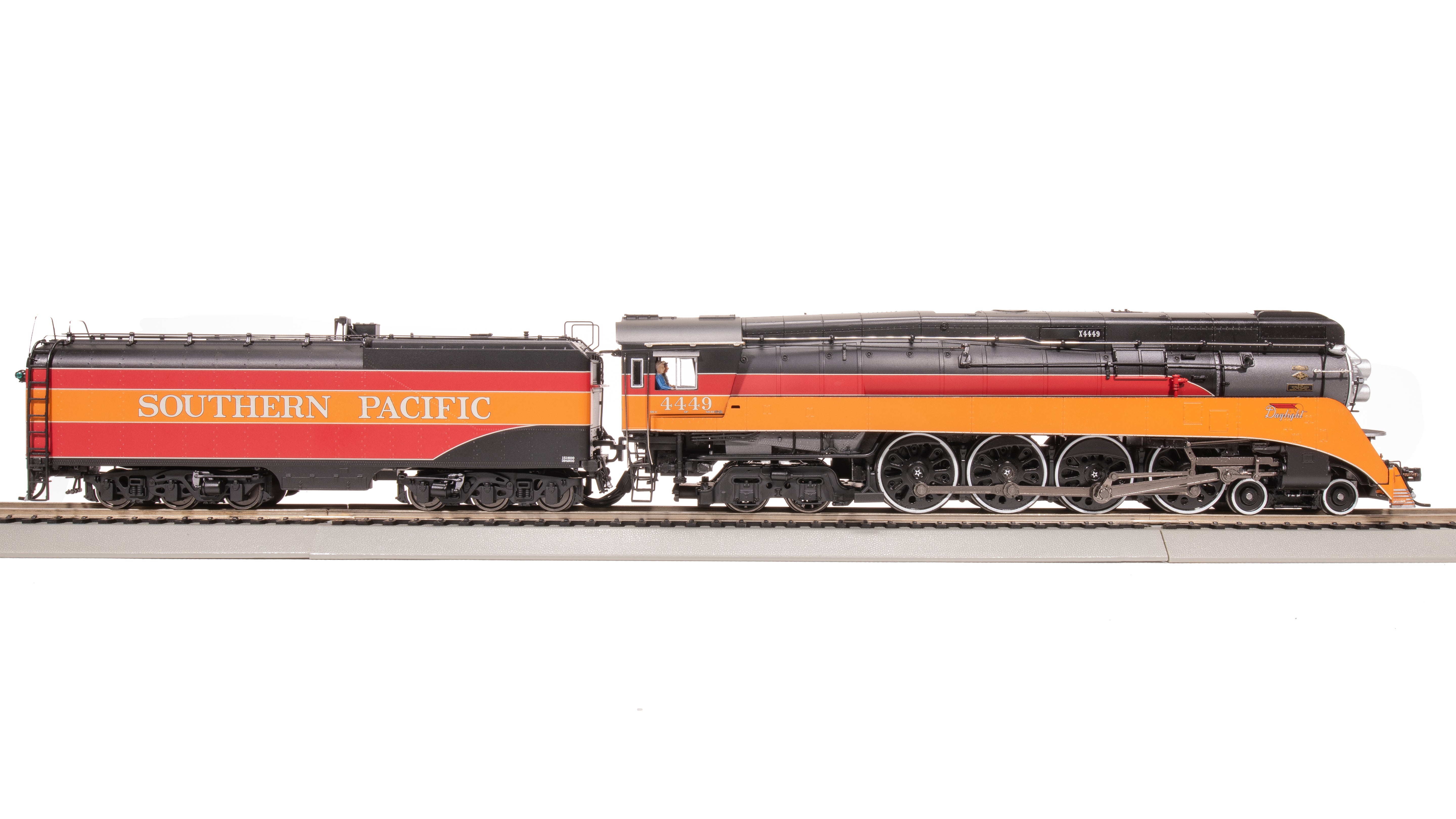 7611 Southern Pacific GS-4, #4449, 1981-2000 Excursion, Daylight Paint, Paragon4 Sound/DC/DCC, Smoke, HO