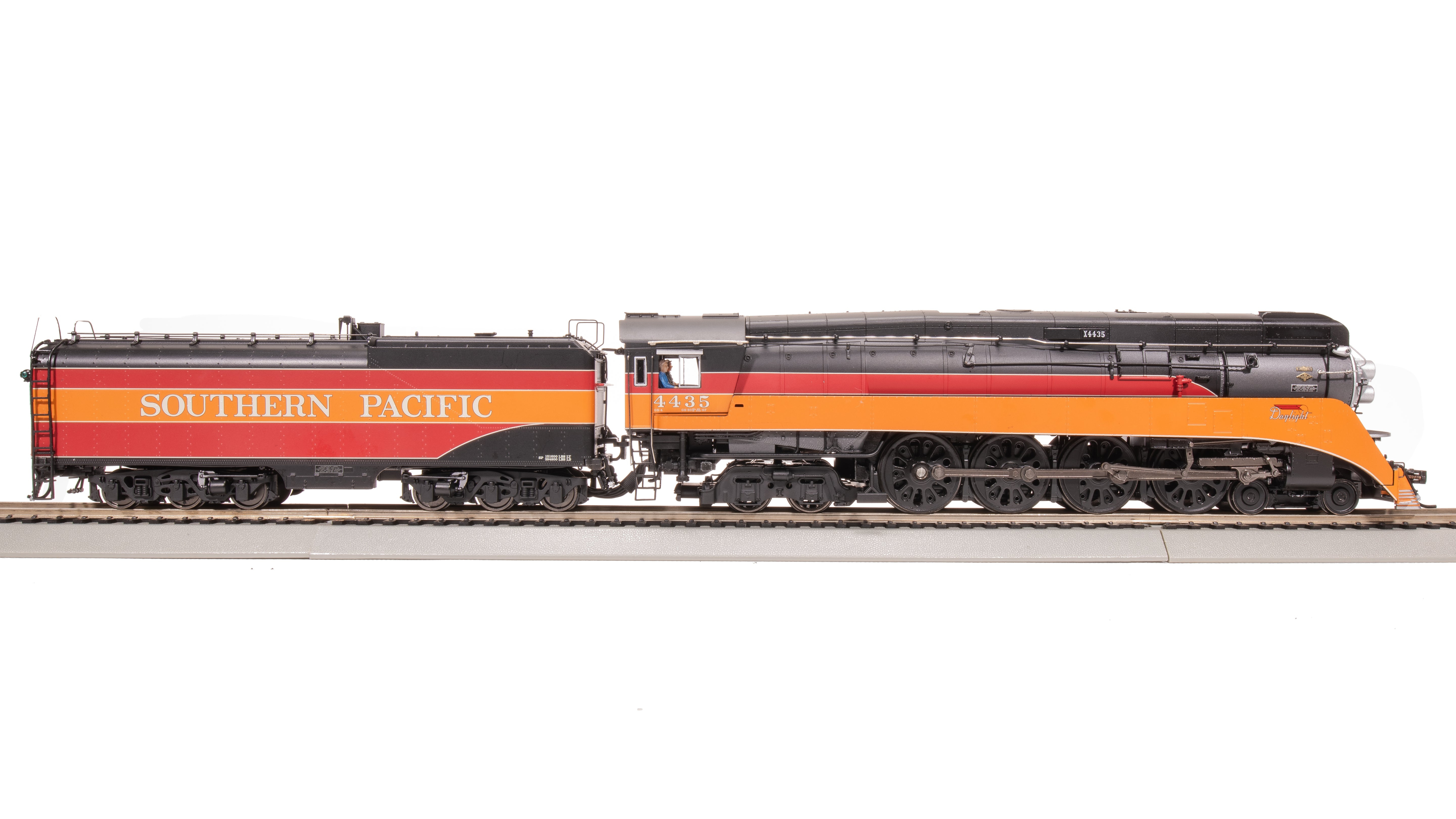 7616 Southern Pacific GS-4, #4435, In-Service, Post-War, Daylight Paint, Paragon4 Sound/DC/DCC, Smoke, HO