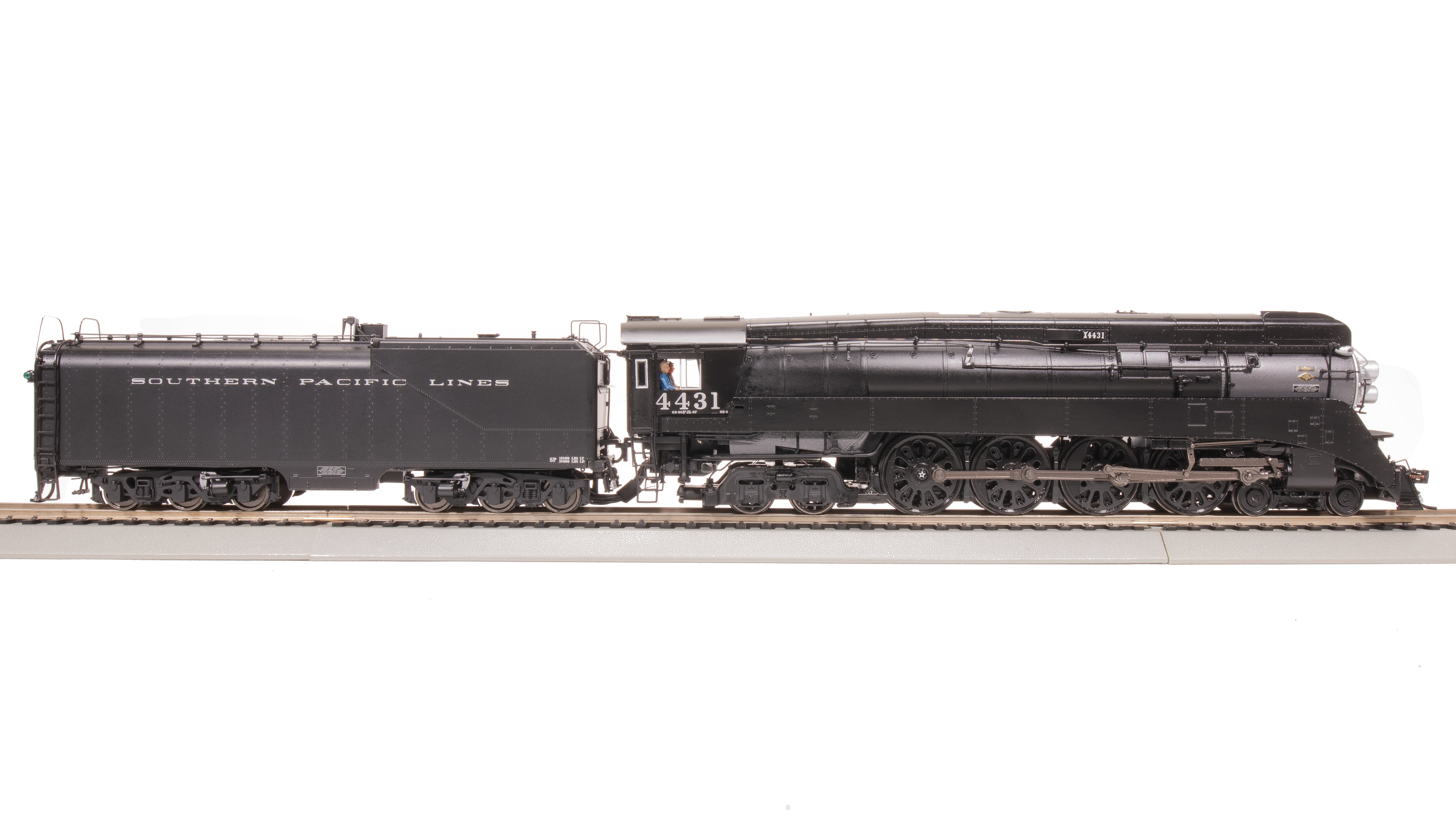 7619 Southern Pacific GS-4, #4431, In-Service, Black Paint, Paragon4 Sound/DC/DCC, Smoke, HO