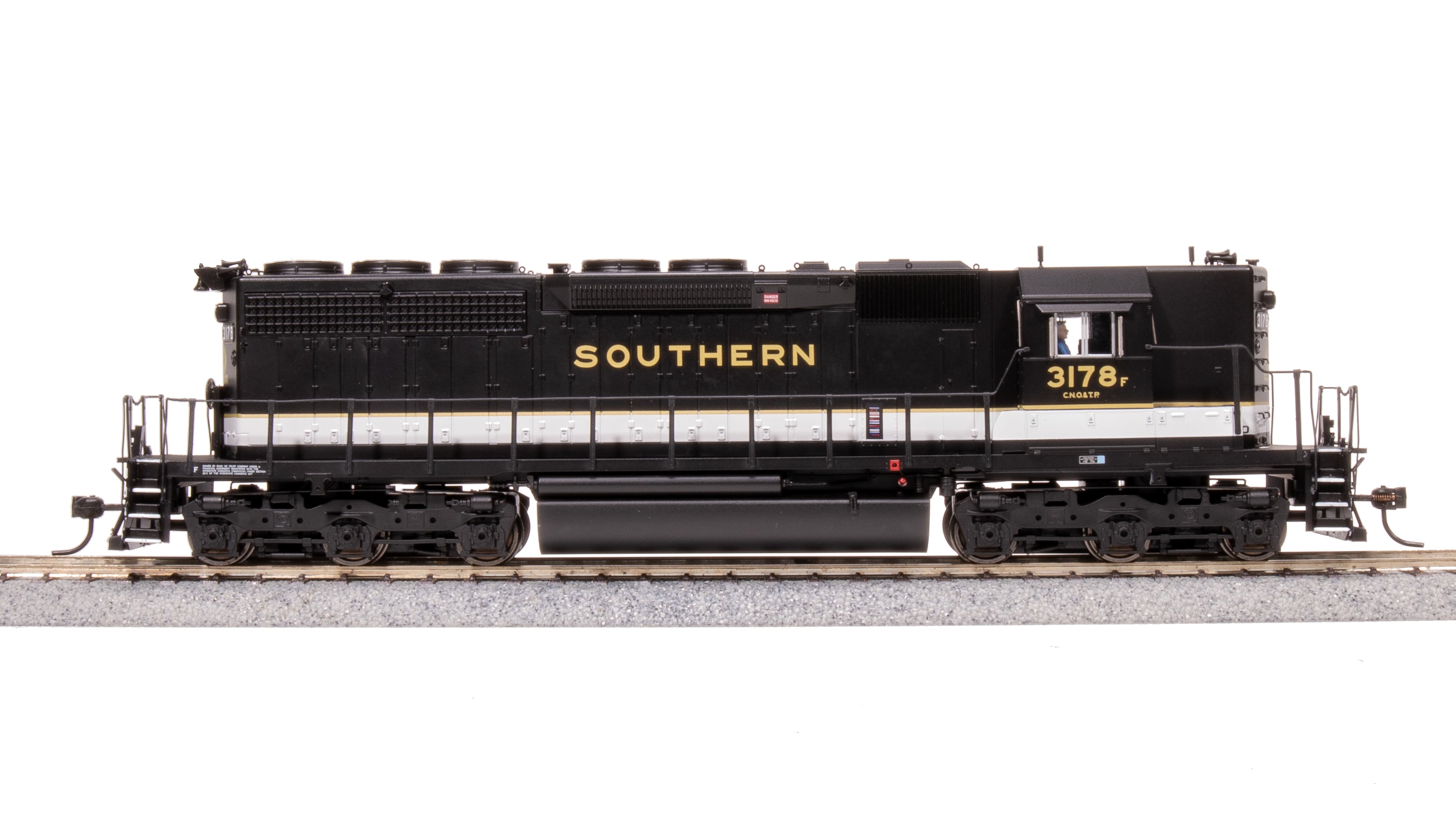 syokougyoページ‼️ホワイト＆ブラックモール 7644 EMD SD40, SOU 3178, Tuxedo Scheme, Paragon4 Sound/DC/DCC, HO
