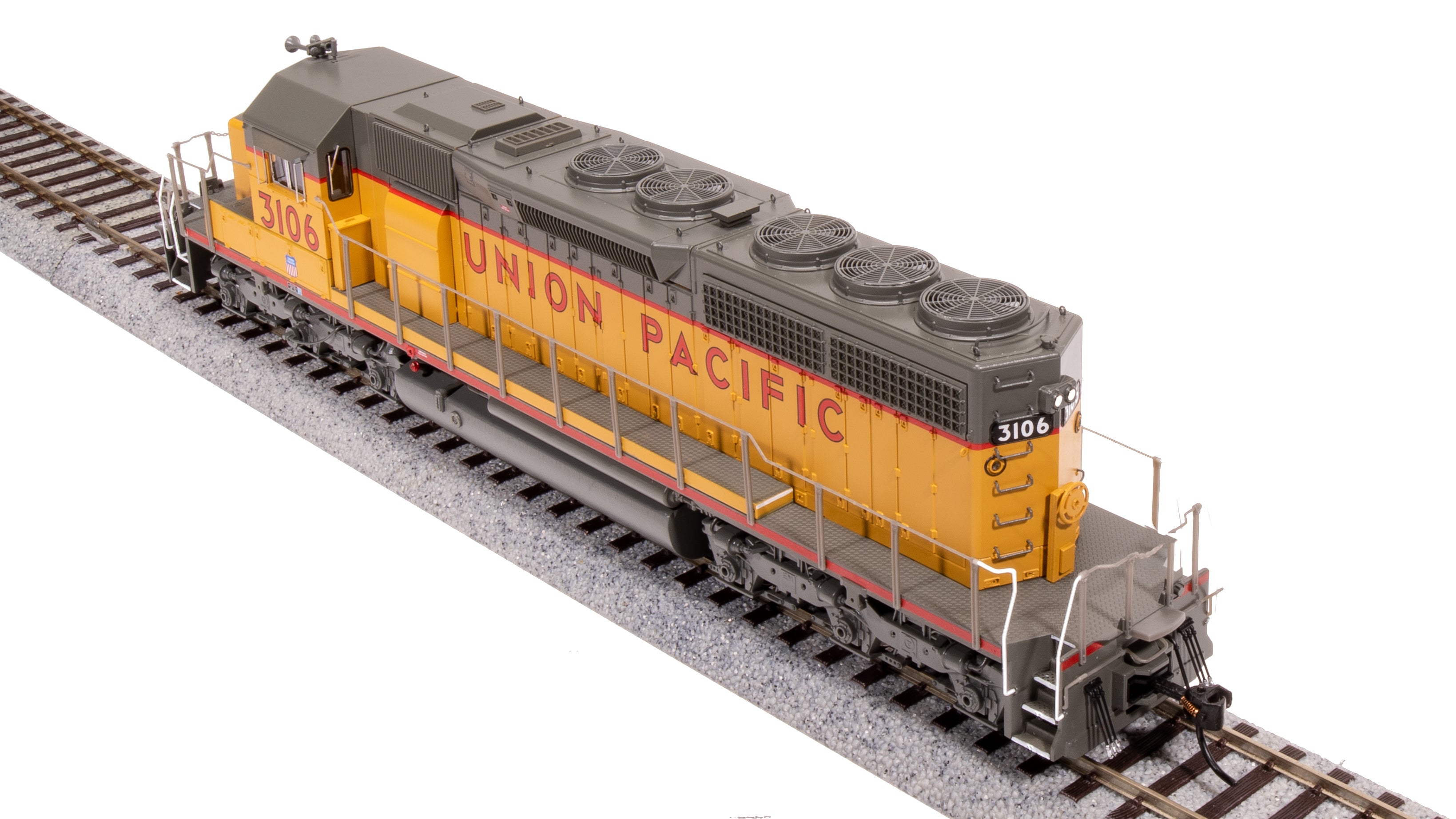 7649 EMD SD40, UP 3117, Yellow & Gray, Paragon4 Sound/DC/DCC, HO