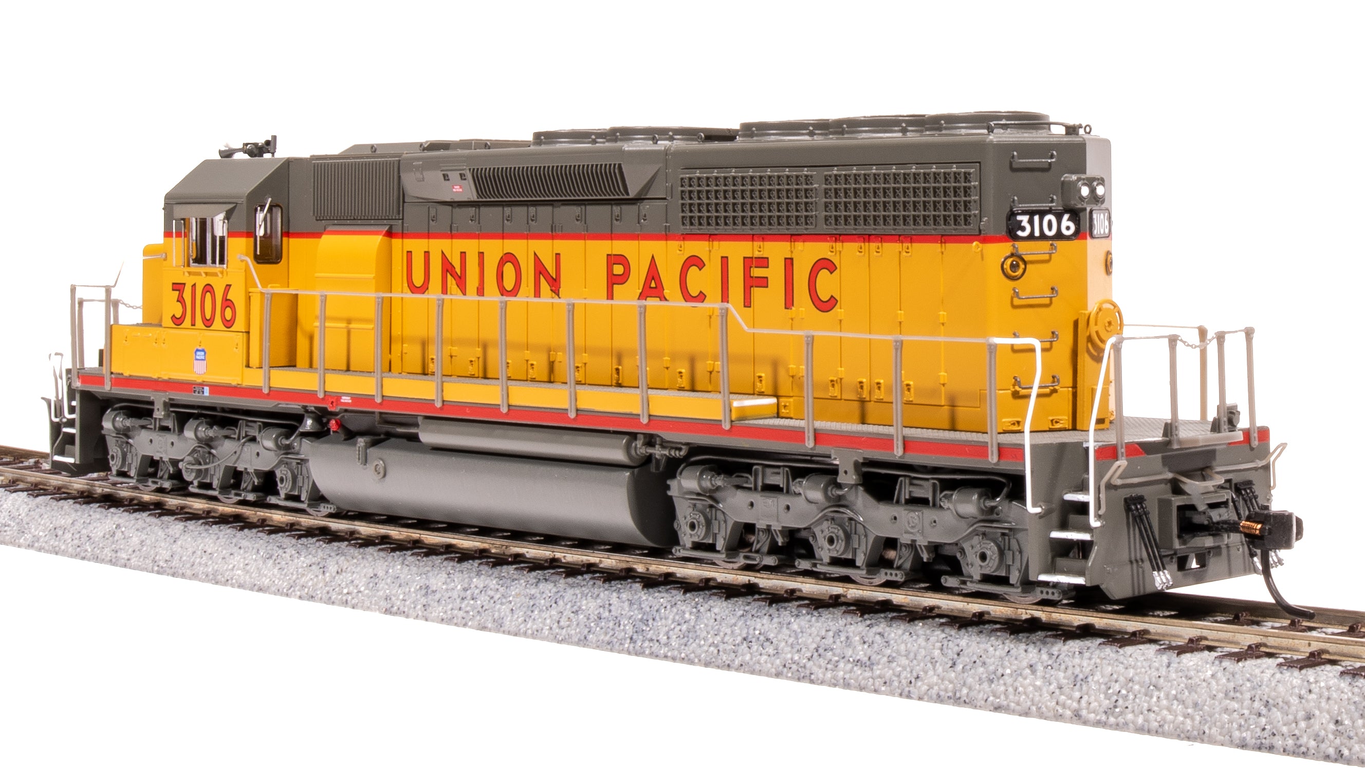 7649 EMD SD40, UP 3117, Yellow & Gray, Paragon4 Sound/DC/DCC, HO
