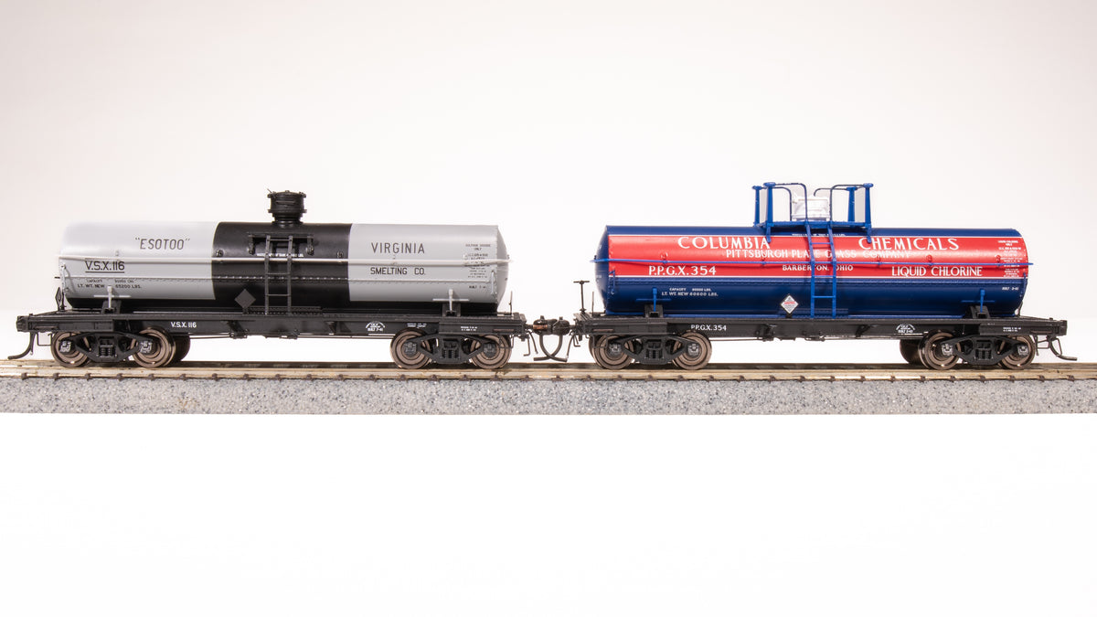 7661 6000 Gallon Tank, 1940's Variety 2-pack B, HO (Pittsburgh Plate G