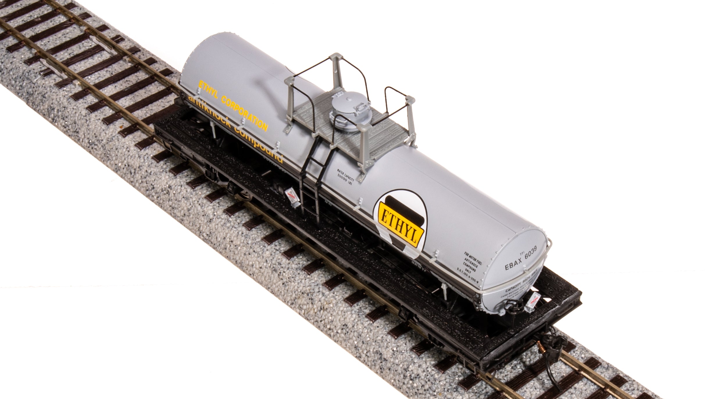 7674 6000 Gallon Tank, Ethyl Corp, 1960's Scheme, 2-pack, HO