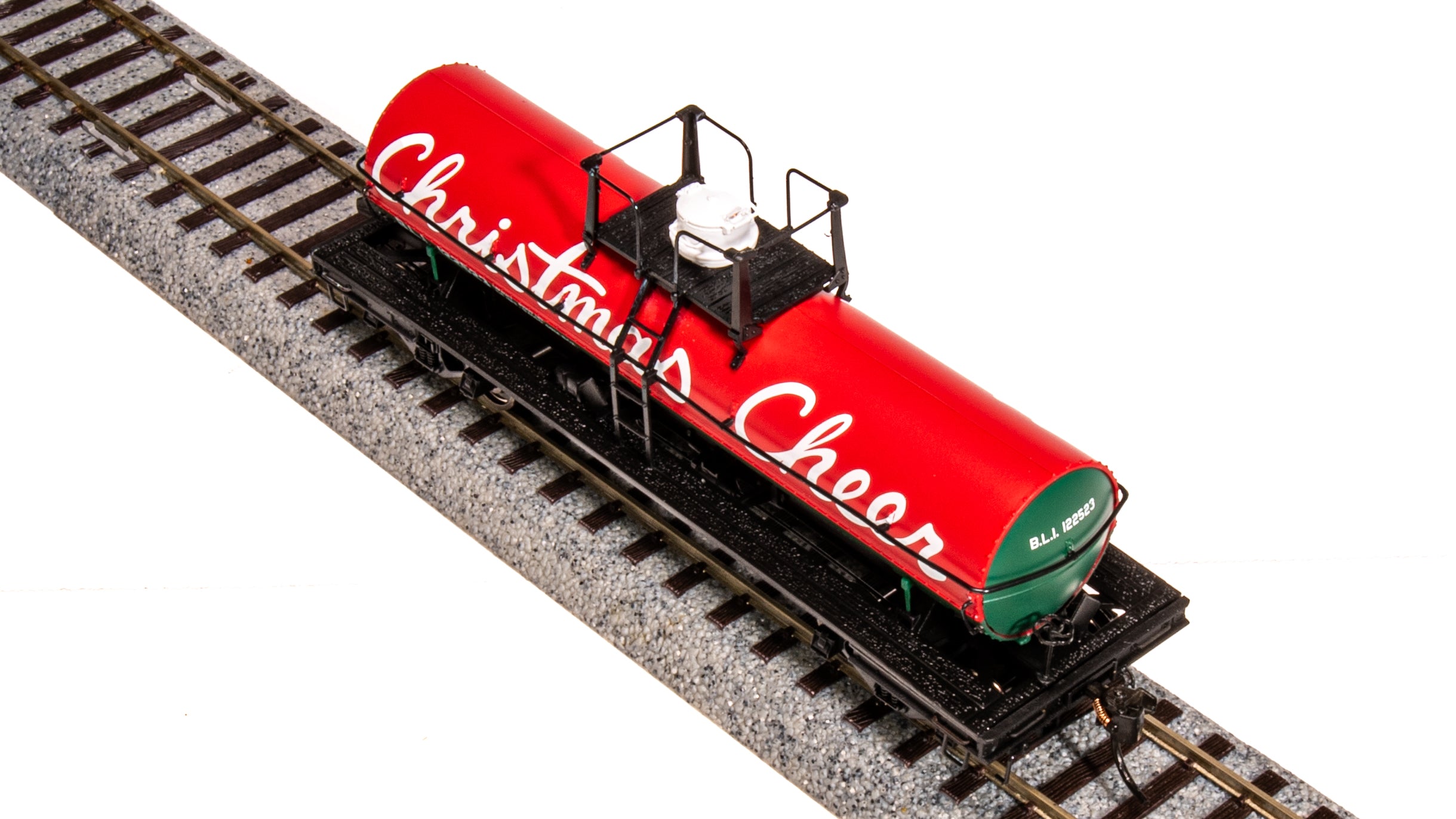 7679 6000 Gallon Tank, Christmas Paint Scheme, 2-pack, HO