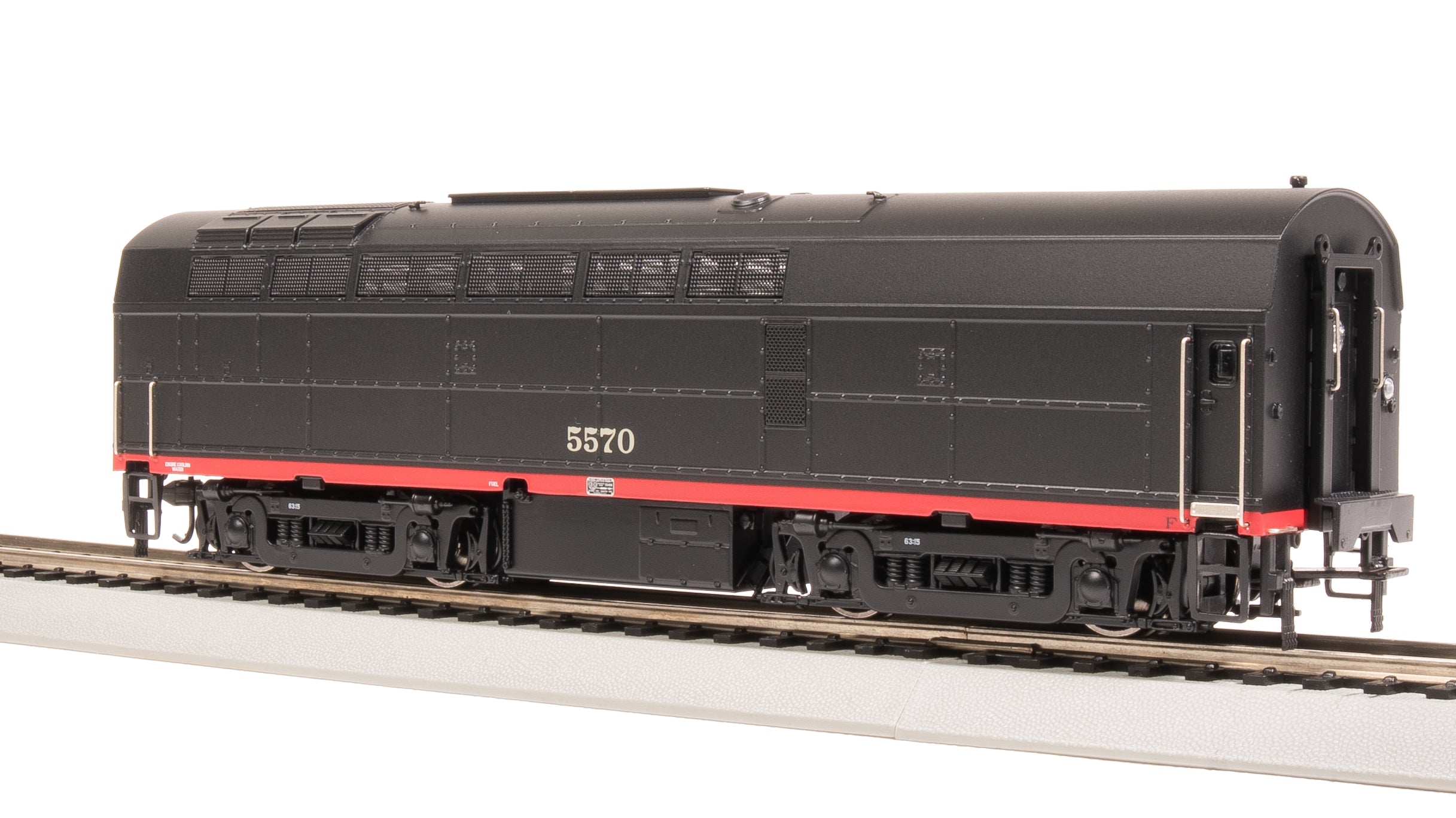 7708 RF-16 Sharknose A/B, SP 5550/5570, Black Widow Scheme, A-unit Paragon4 Sound/DC/DCC, Unpowered B, HO (Fantasy Paint Scheme)