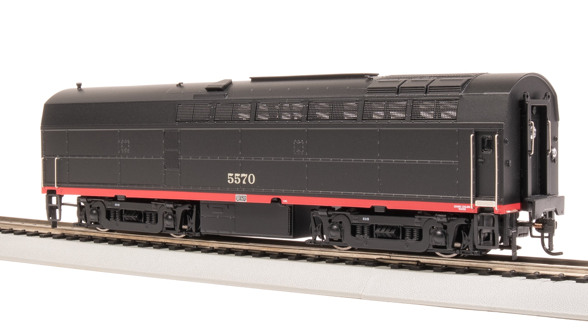 7708 RF-16 Sharknose A/B, SP 5550/5570, Black Widow Scheme, A-unit Paragon4 Sound/DC/DCC, Unpowered B, HO (Fantasy Paint Scheme)