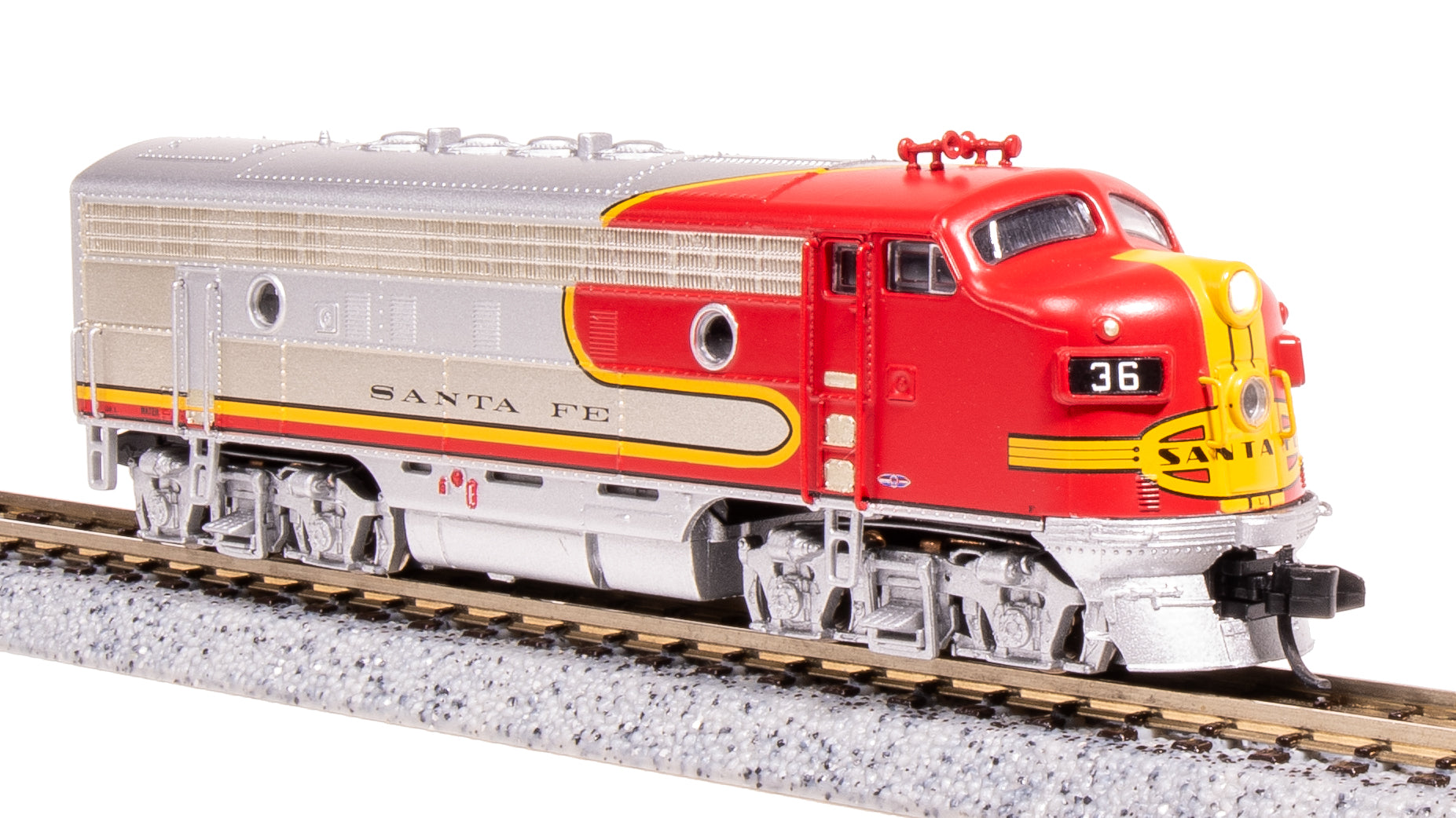 7720 EMD F3 AB, ATSF 36L/36A, Warbonnet, A-unit Paragon4 Sound/DC/DCC, Unpowered B, N Default Title