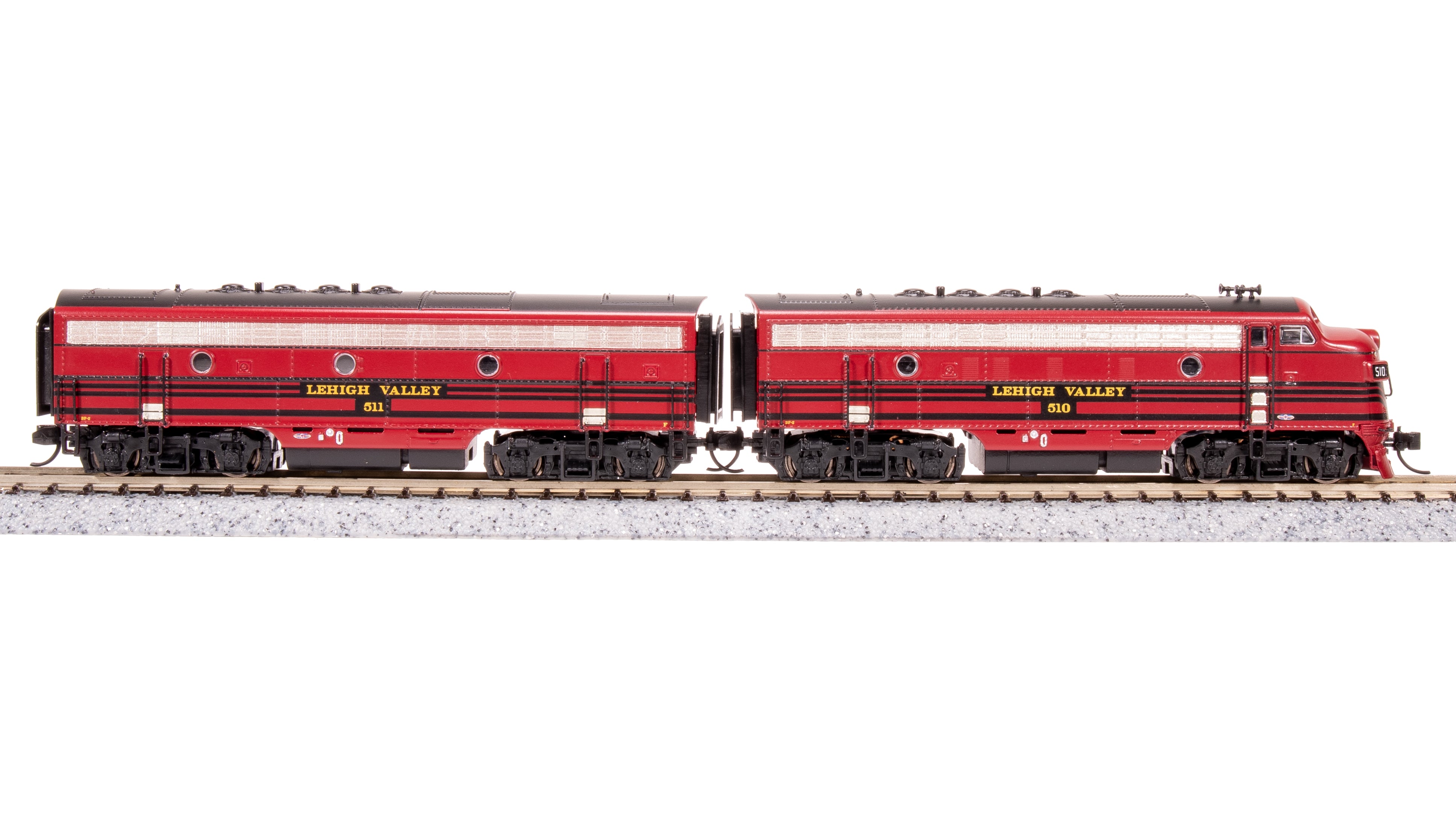 7722 EMD F3 AB, LV 510/511, Cornell Red w/ Black Stripes, A-unit Paragon4 Sound/DC/DCC, Unpowered B, N Default Title