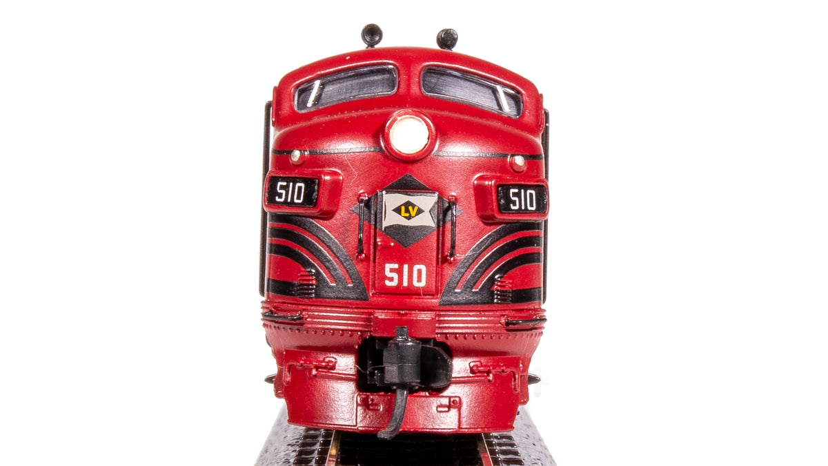 7732 EMD F3A, LV 512, Cornell Red w/ Black Stirpes, Paragon4 Sound/DC/