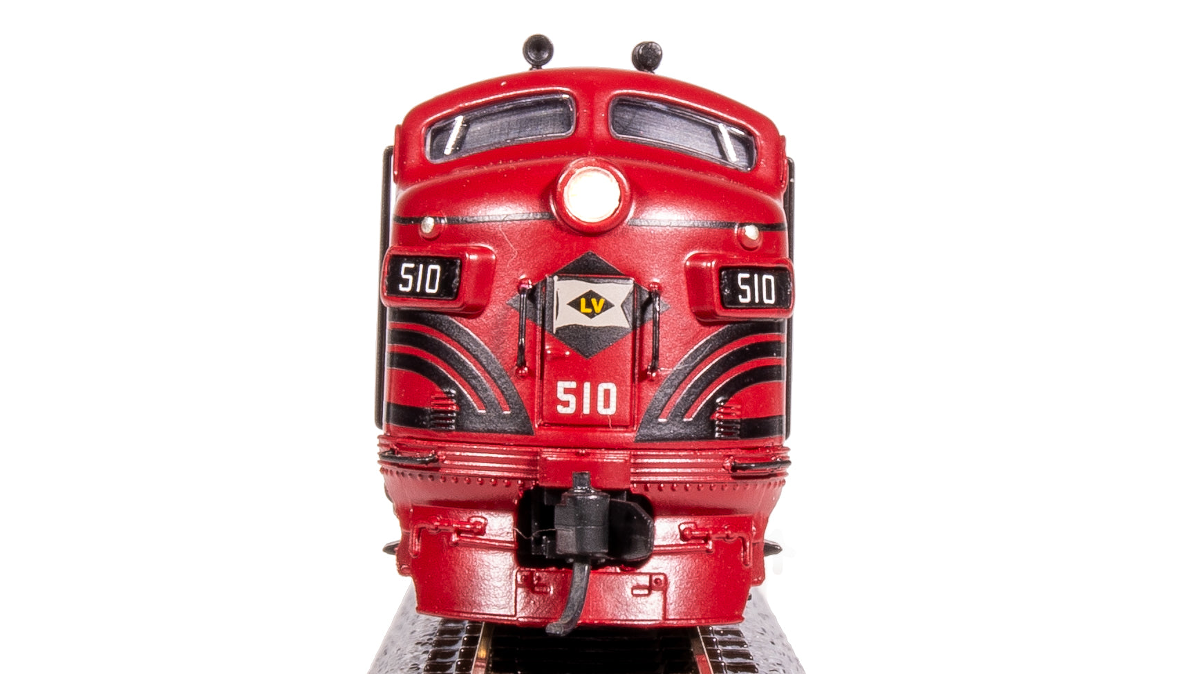 7732 EMD F3A, LV 512, Cornell Red w/ Black Stirpes, Paragon4 Sound/DC/DCC, N Default Title