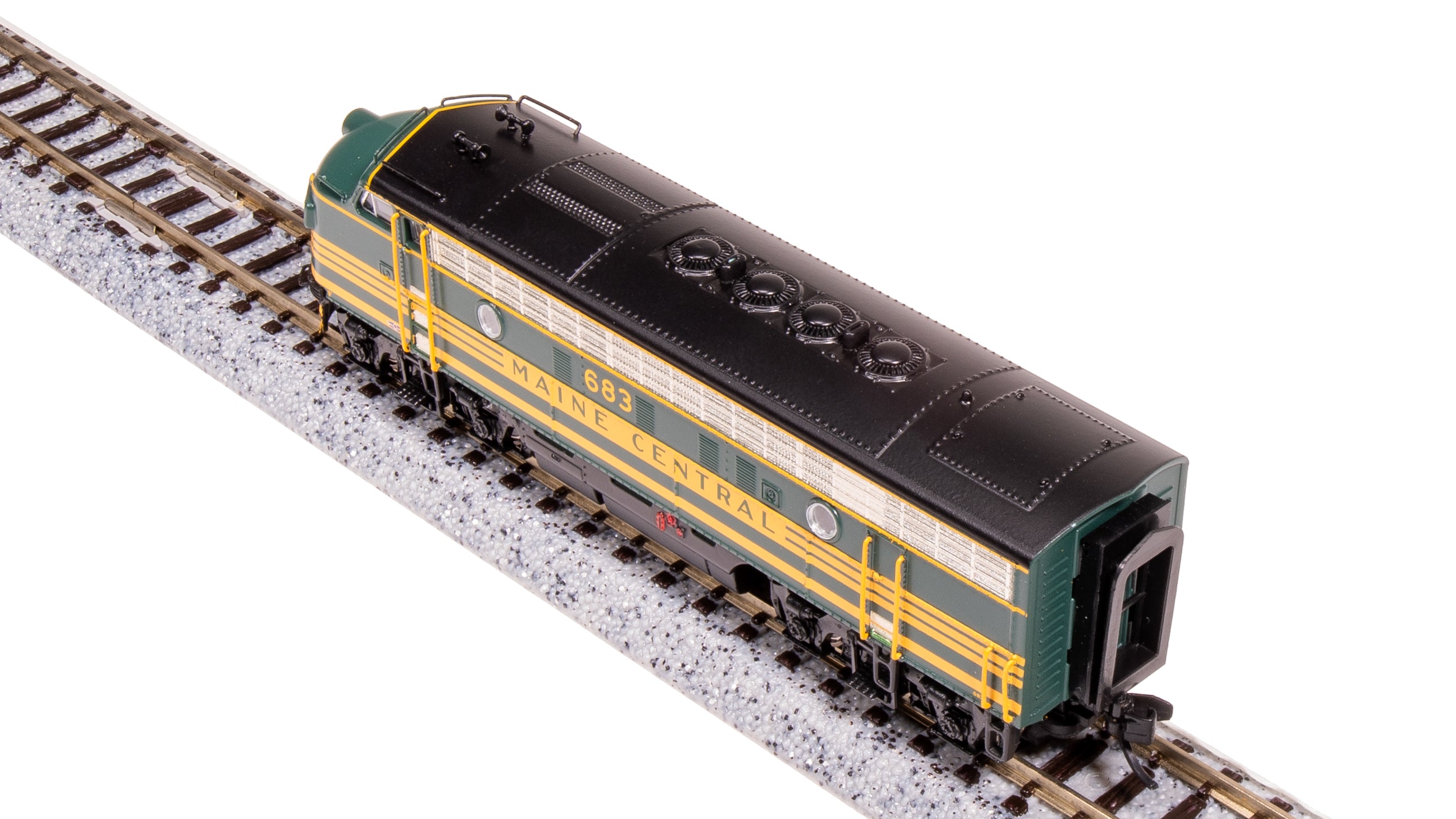 7734 EMD F3A, MEC 686, Green & Gold, Paragon4 Sound/DC/DCC, N