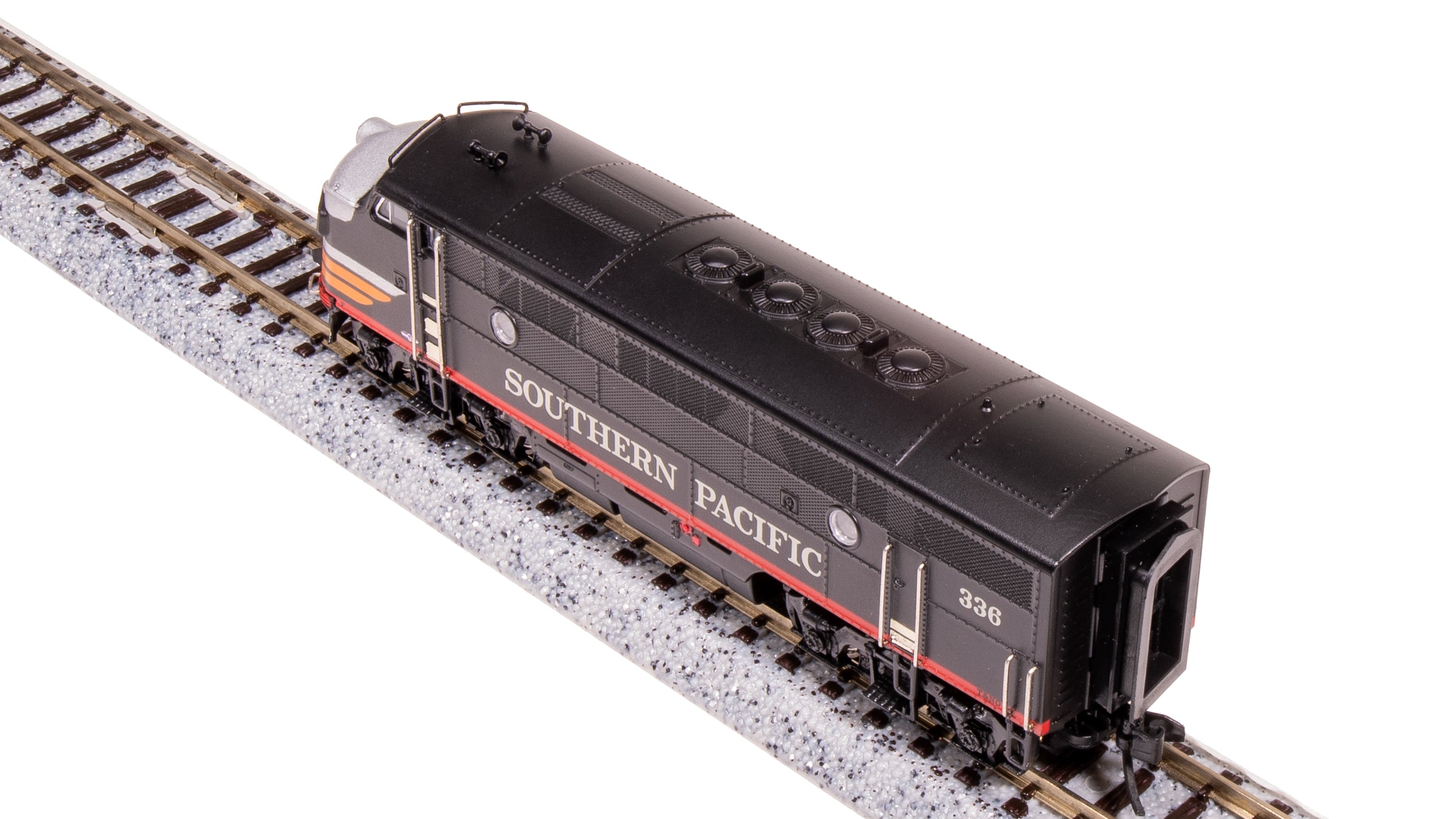7738 EMD F3A, SP 337, Black Widow, Paragon4 Sound/DC/DCC, N
